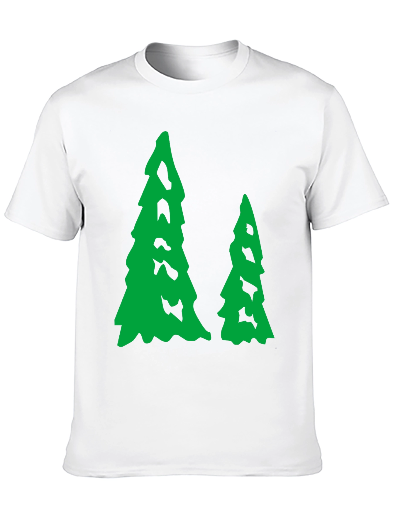 Evergreen Trees Black T-Shirt