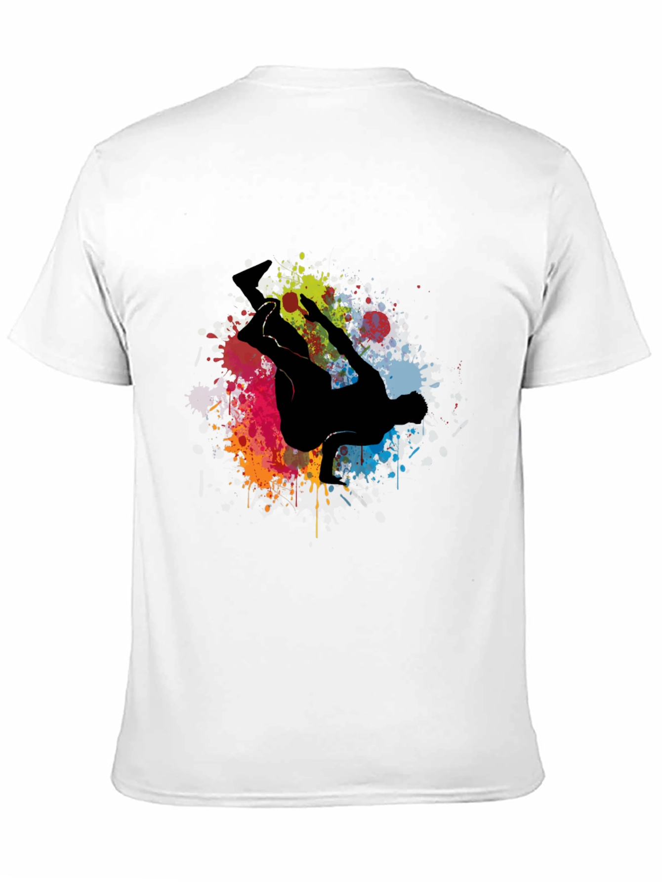 Urban Style T-Shirt with Graffiti Dancer
