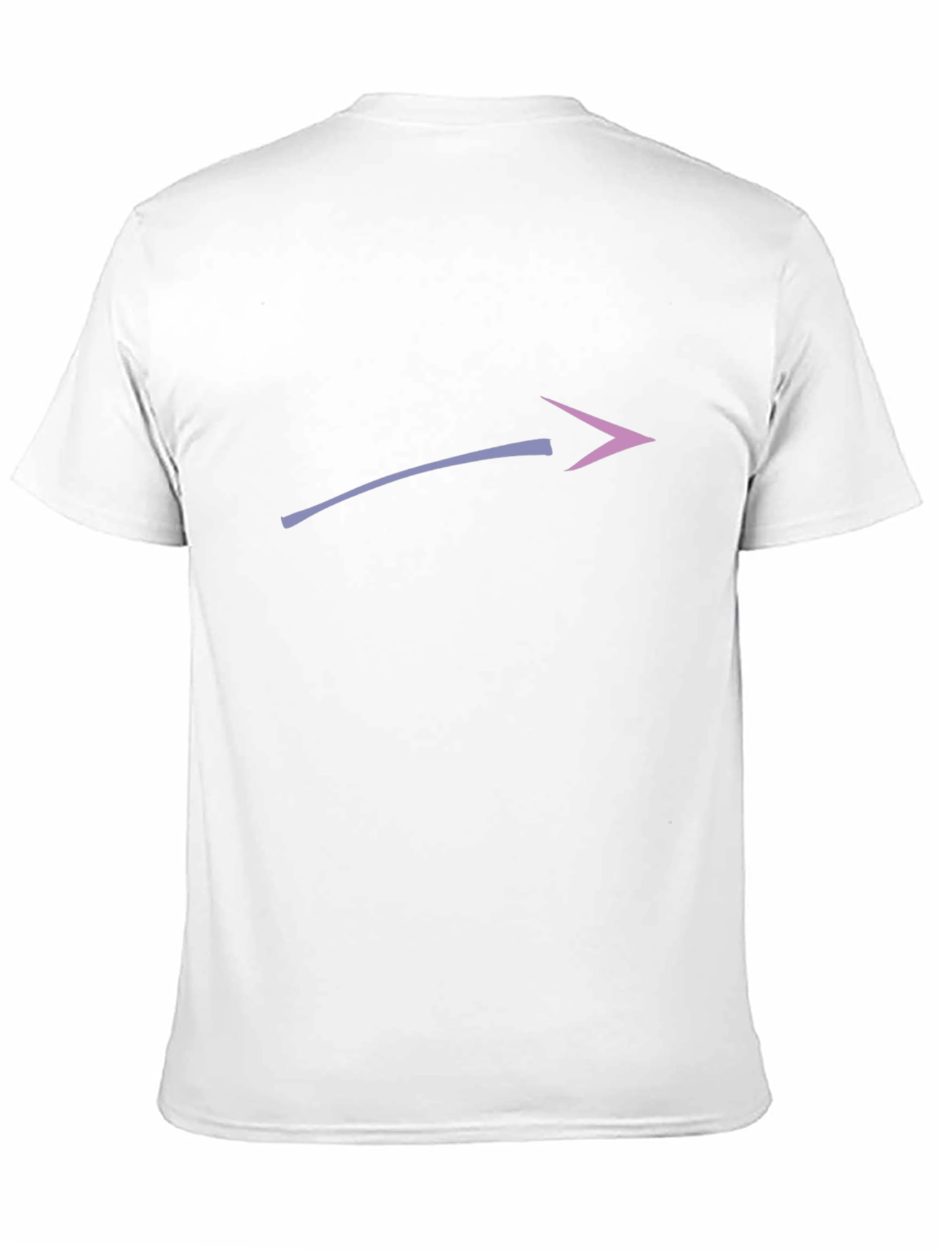 Mens Black T-Shirt with Arrow Graphic