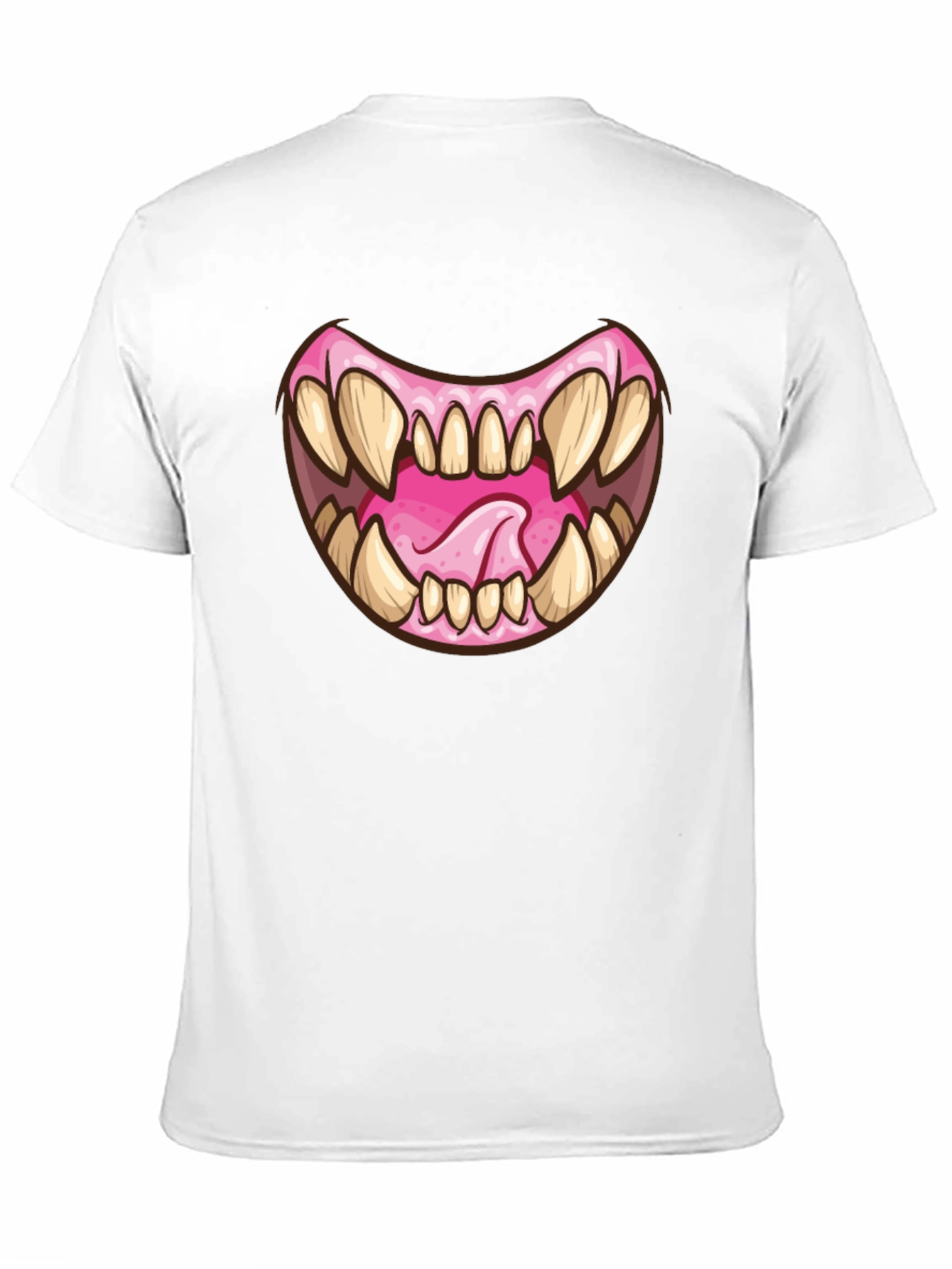 Monster Mouth Graphic Black T-Shirt