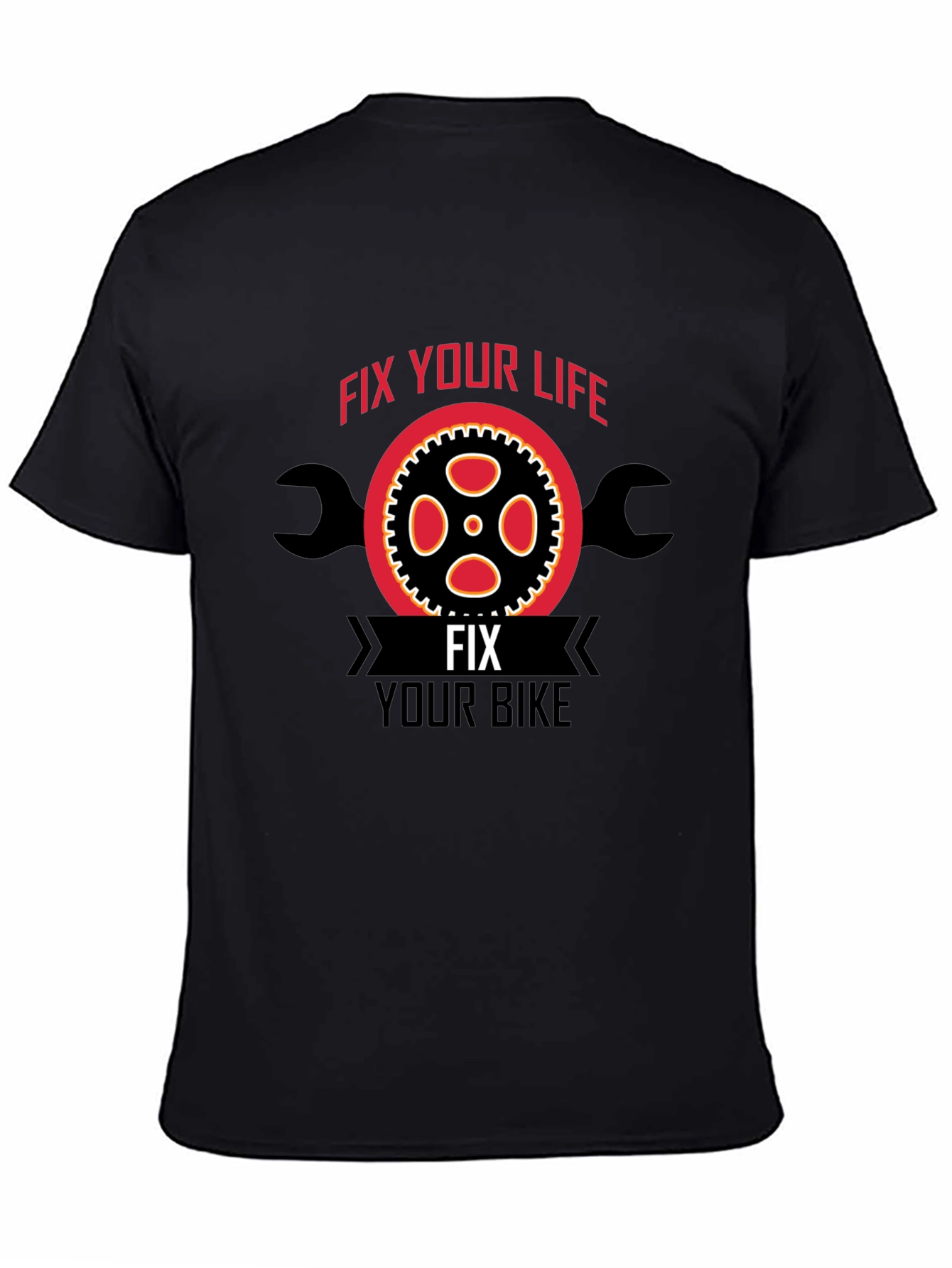 Fix Your Life Bike Graphic T-Shirt