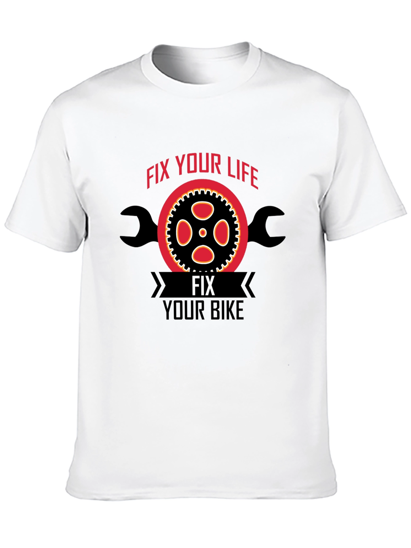 Fix Your Life Bike Graphic T-Shirt