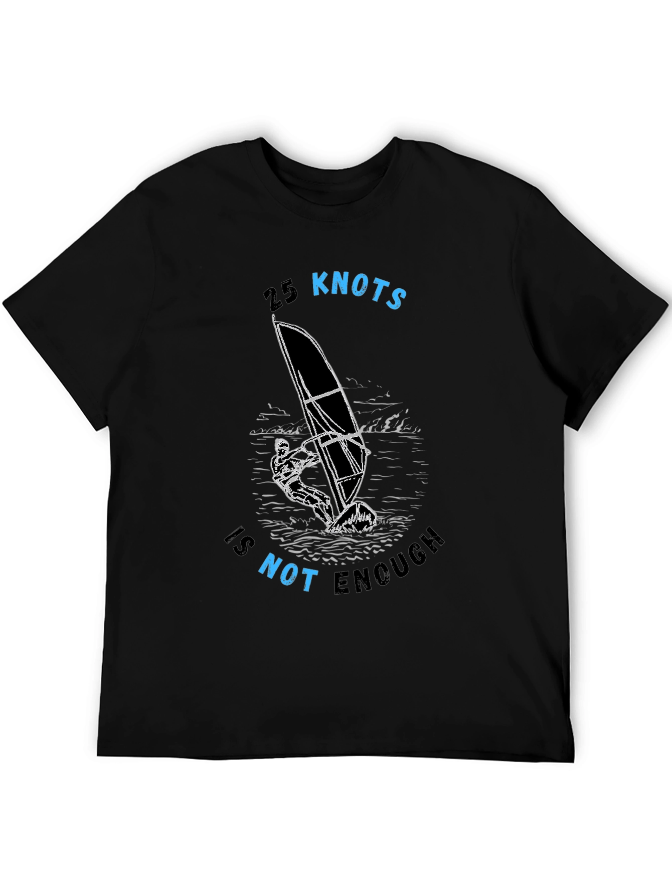25 Knots is Not Enough Graphic Tee - Black