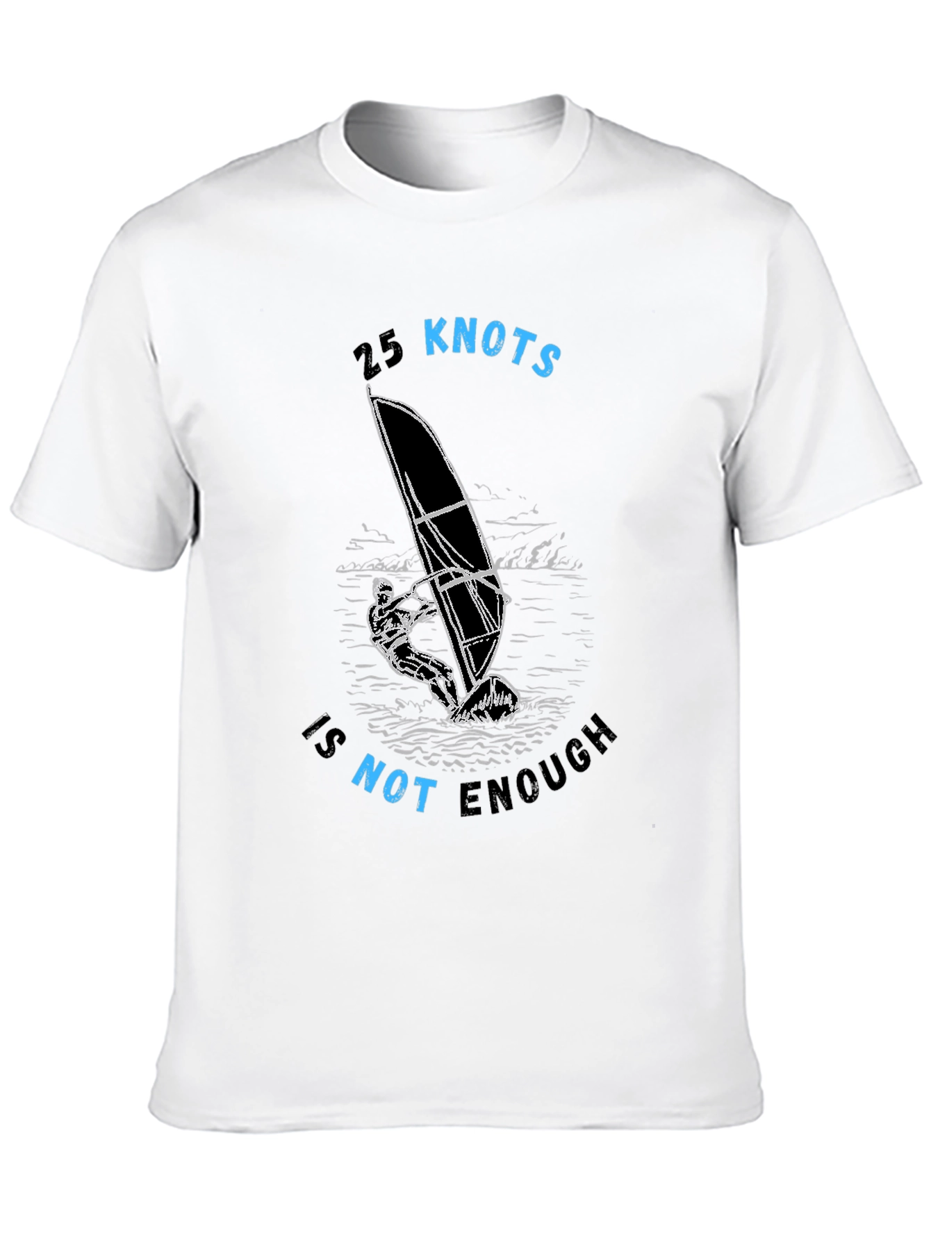 25 Knots is Not Enough Graphic Tee - Black
