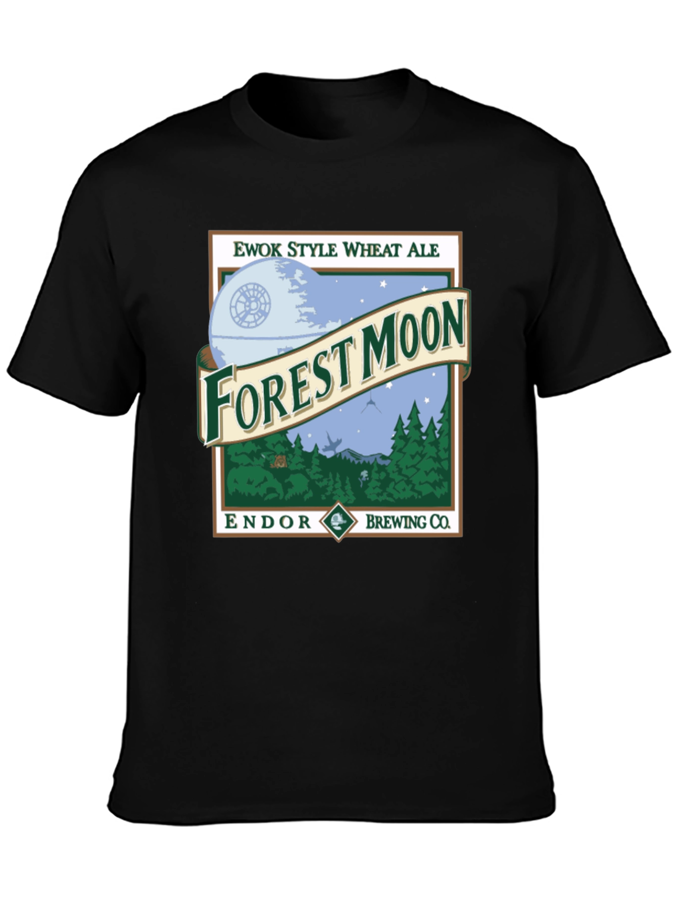 Forest Moon Endor Beer Graphic T-Shirt