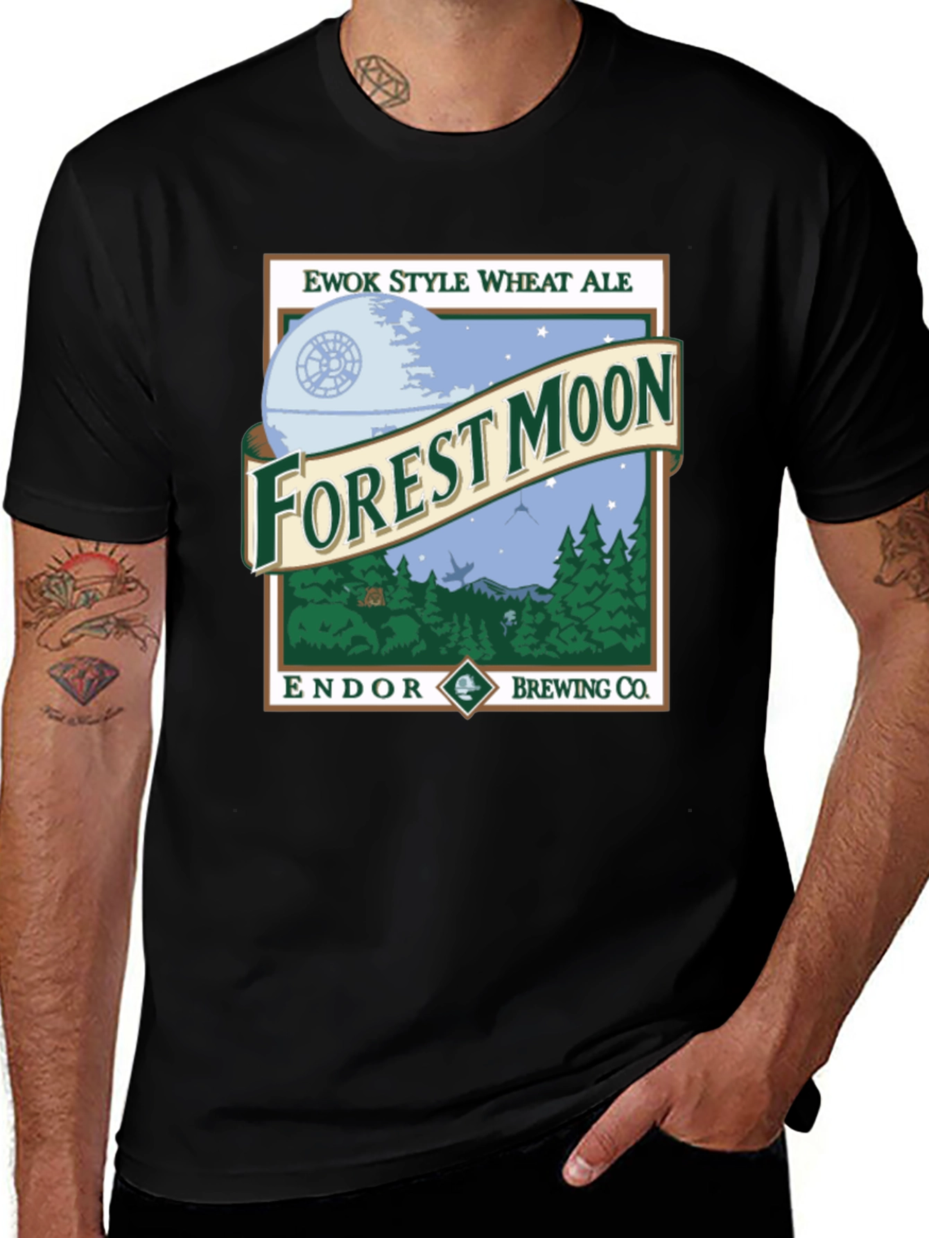 Forest Moon Endor Beer Graphic T-Shirt