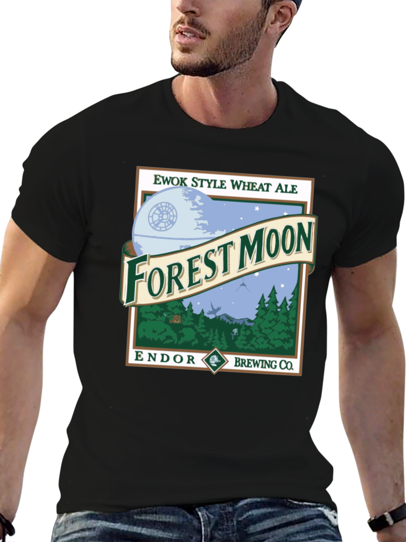 Forest Moon Endor Beer Graphic T-Shirt