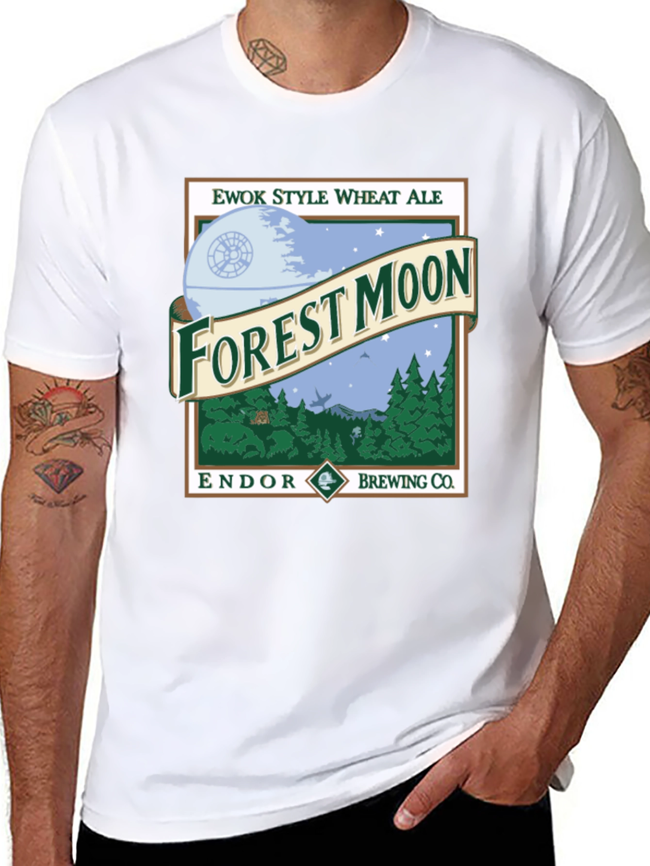 Forest Moon Endor Beer Graphic T-Shirt