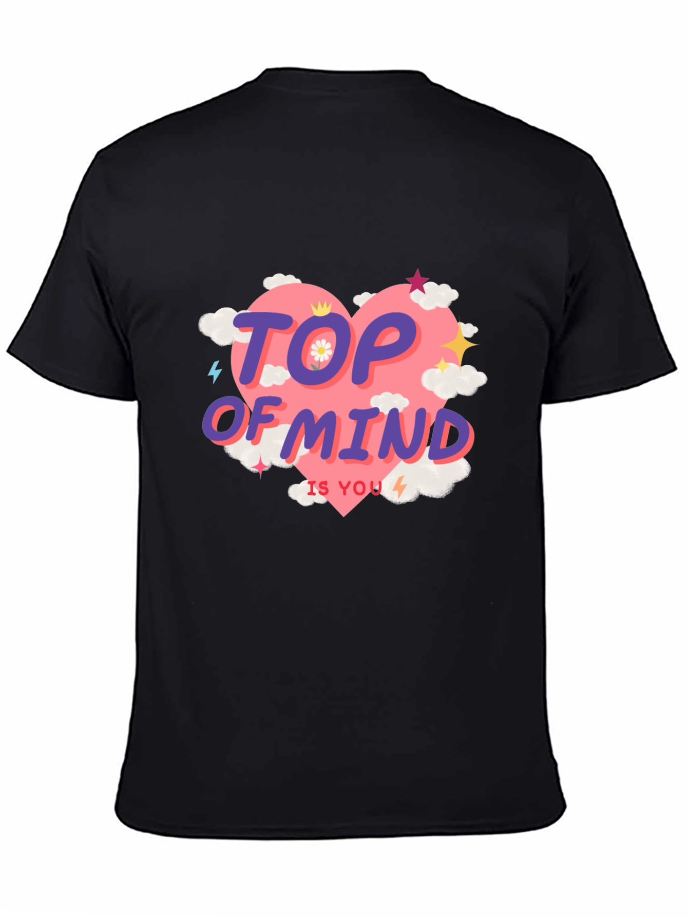 Top of Mind Tee - Heart Cloud Design