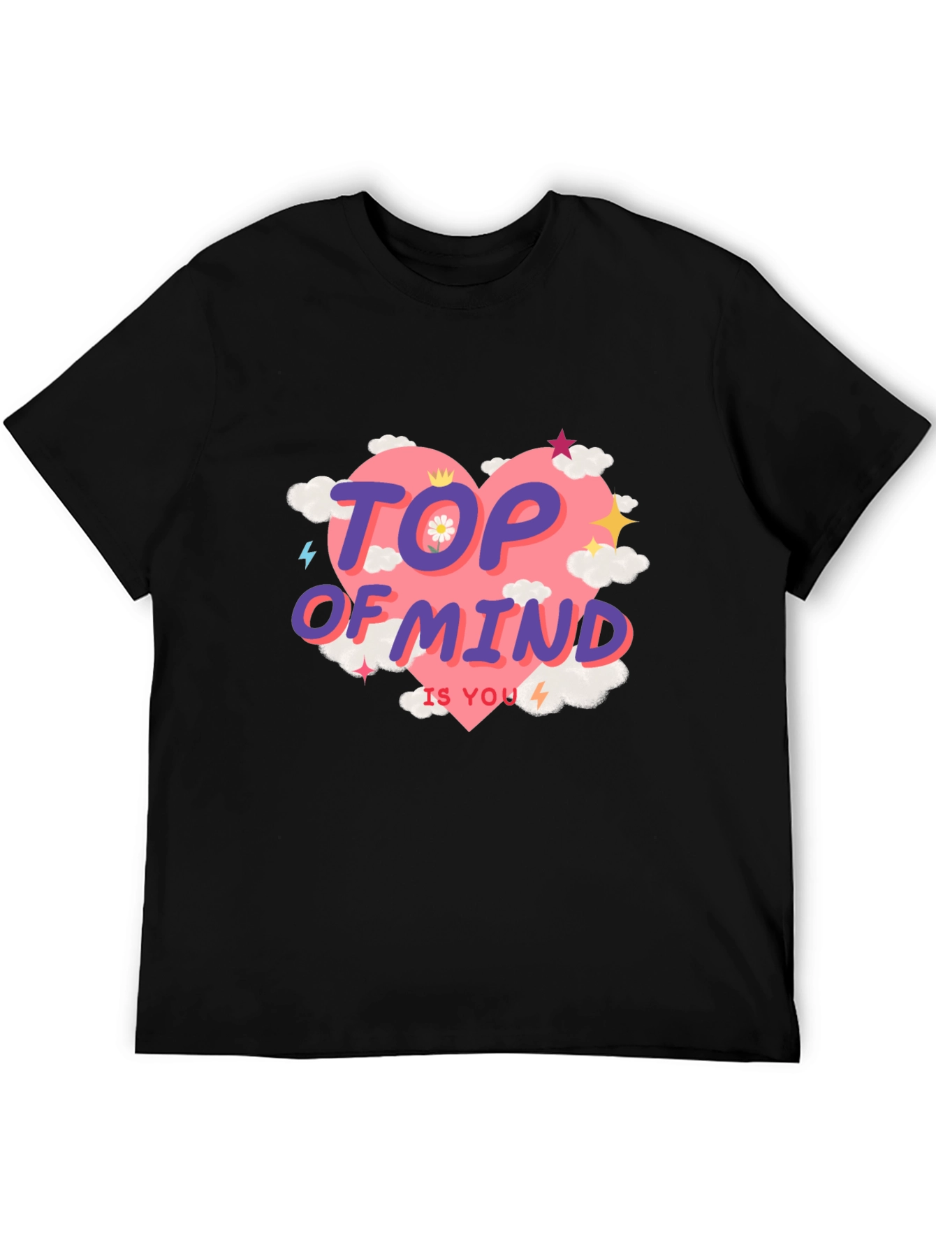 Top of Mind Tee - Heart Cloud Design
