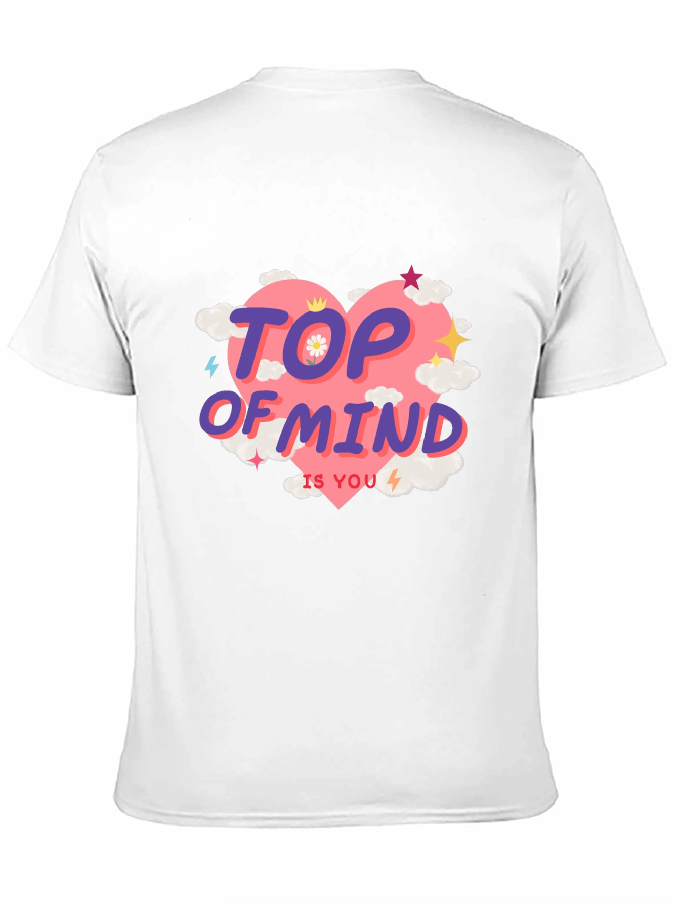 Top of Mind Tee - Heart Cloud Design