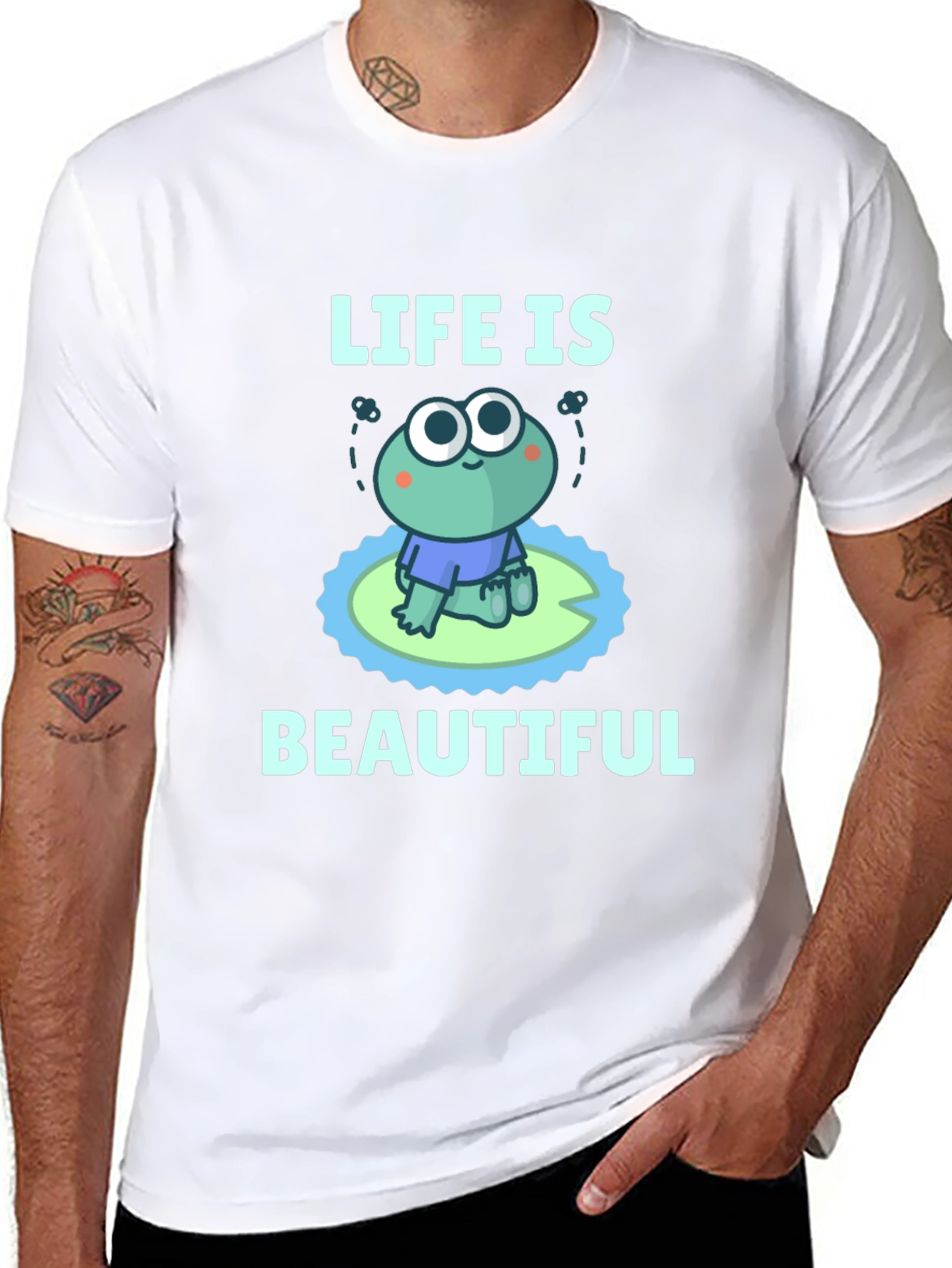 Life is Beautiful Frog T-Shirt