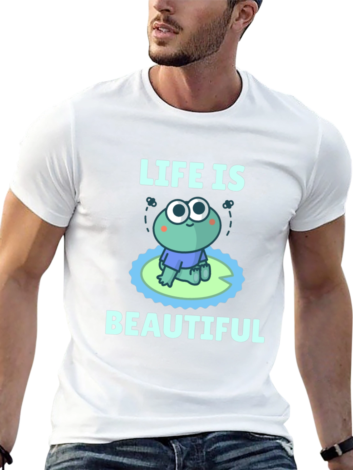 Life is Beautiful Frog T-Shirt