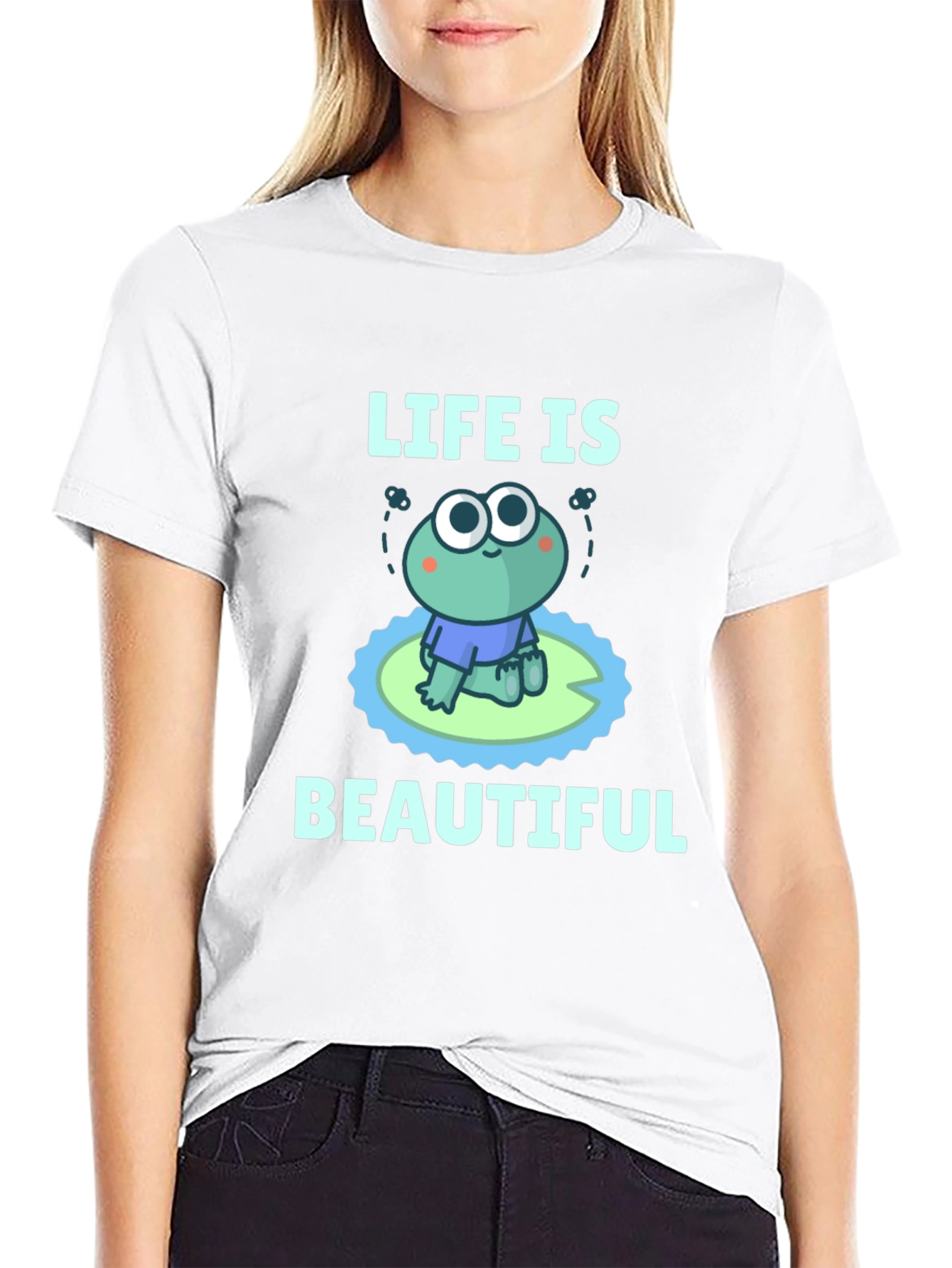 Life is Beautiful Frog T-Shirt