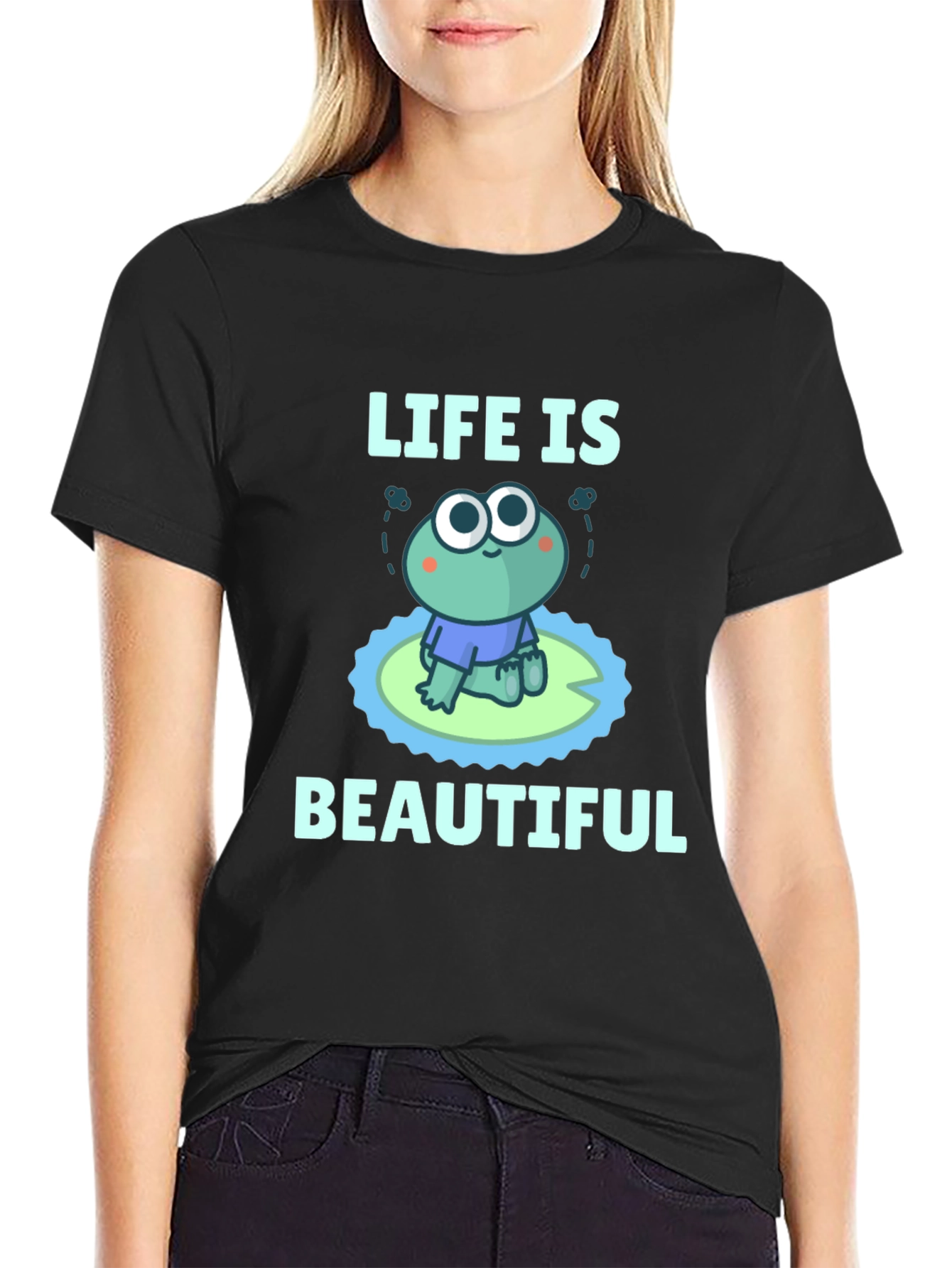 Life is Beautiful Frog T-Shirt