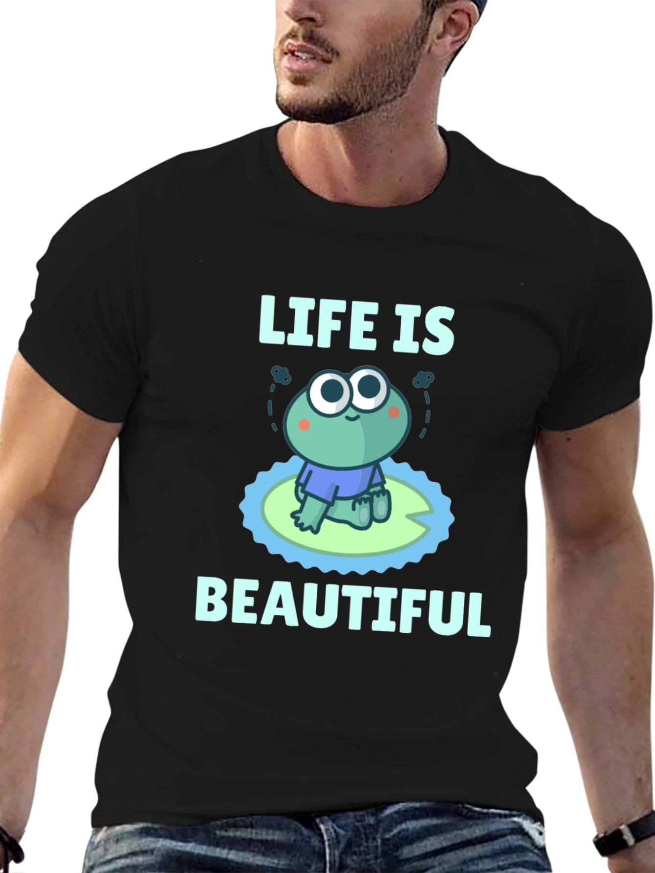 Life is Beautiful Frog T-Shirt