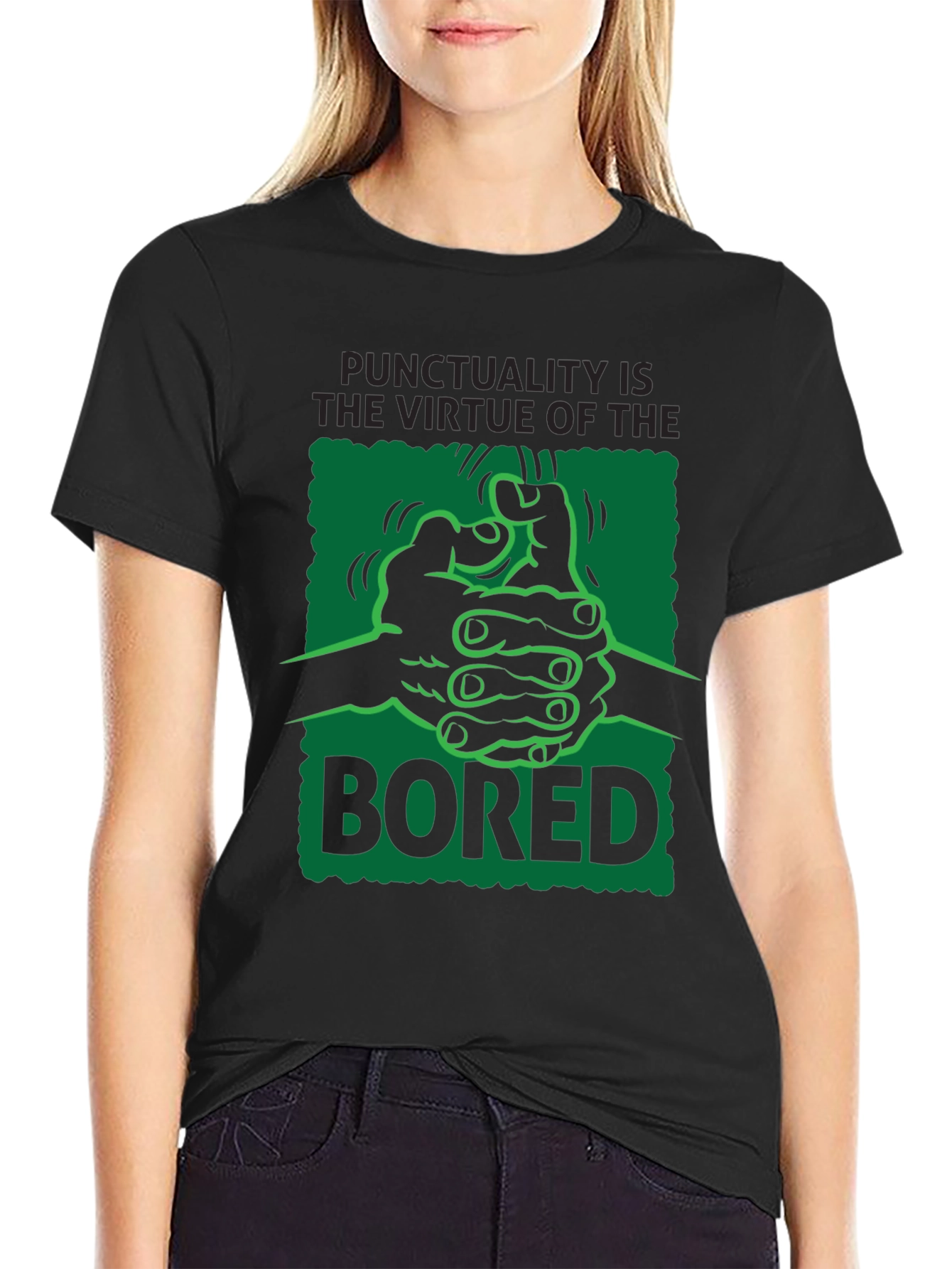 Punctuality is Virtue of Bored T-Shirt