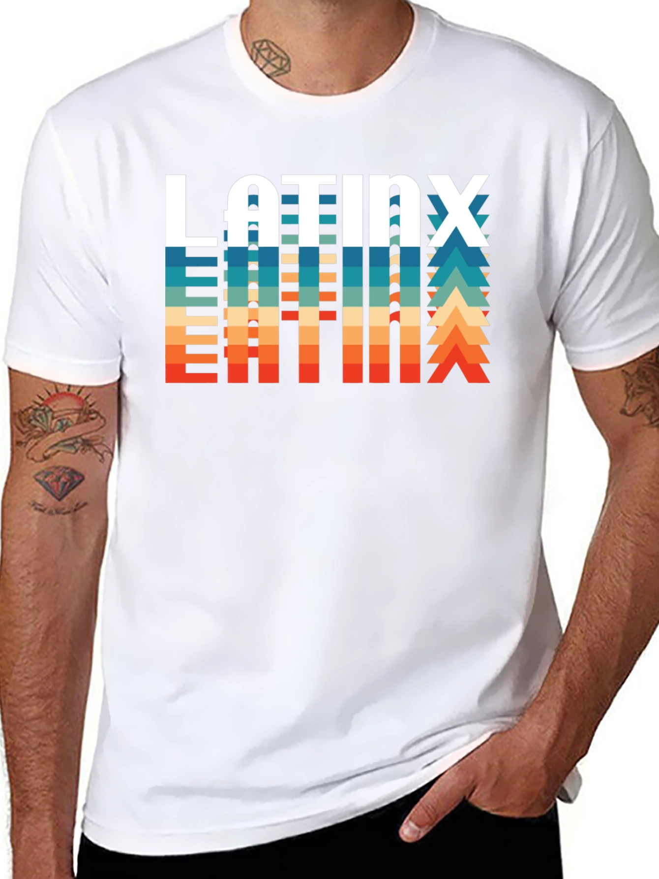 Latinx Graphic Tee - Black