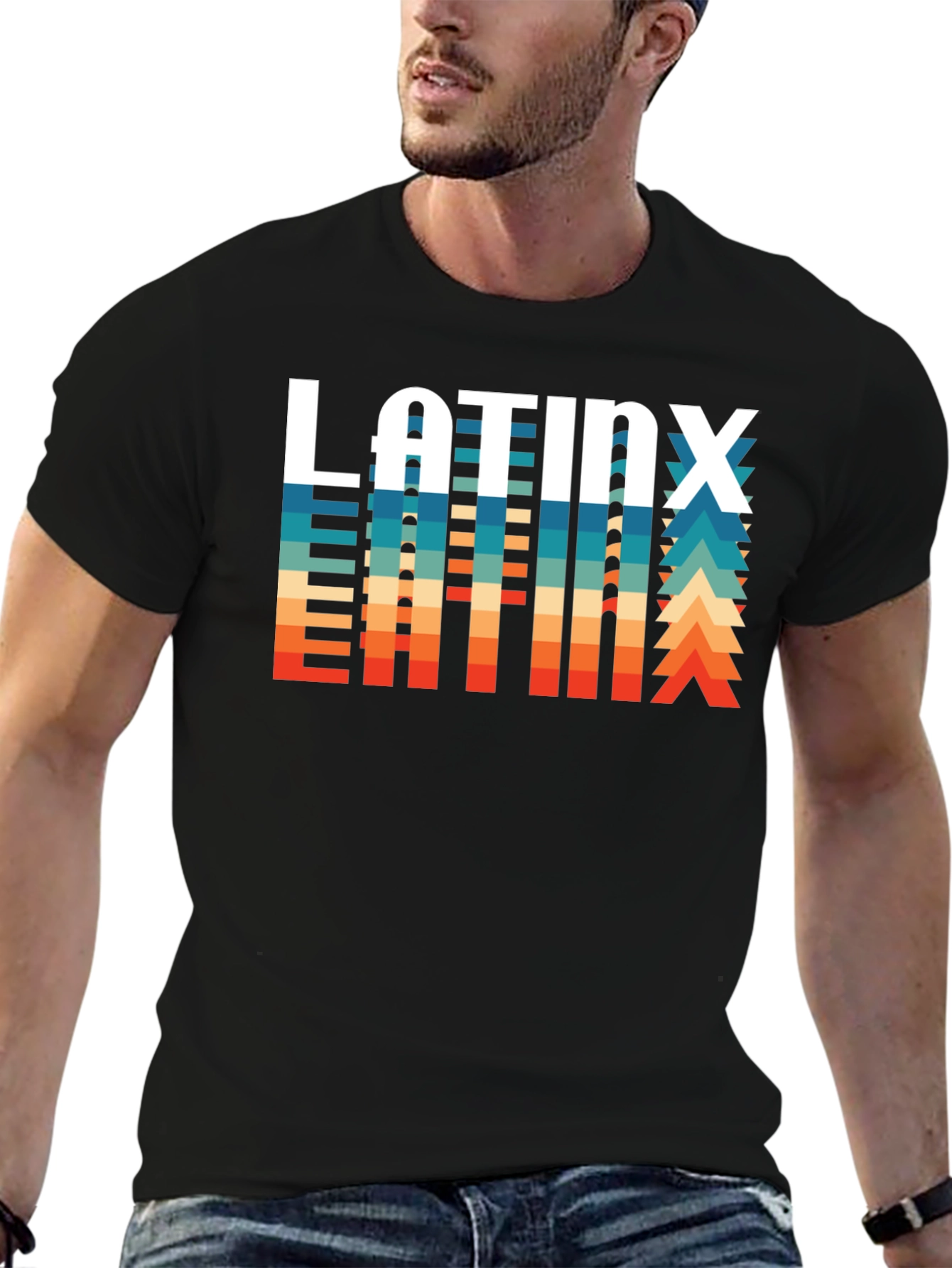 Latinx Graphic Tee - Black