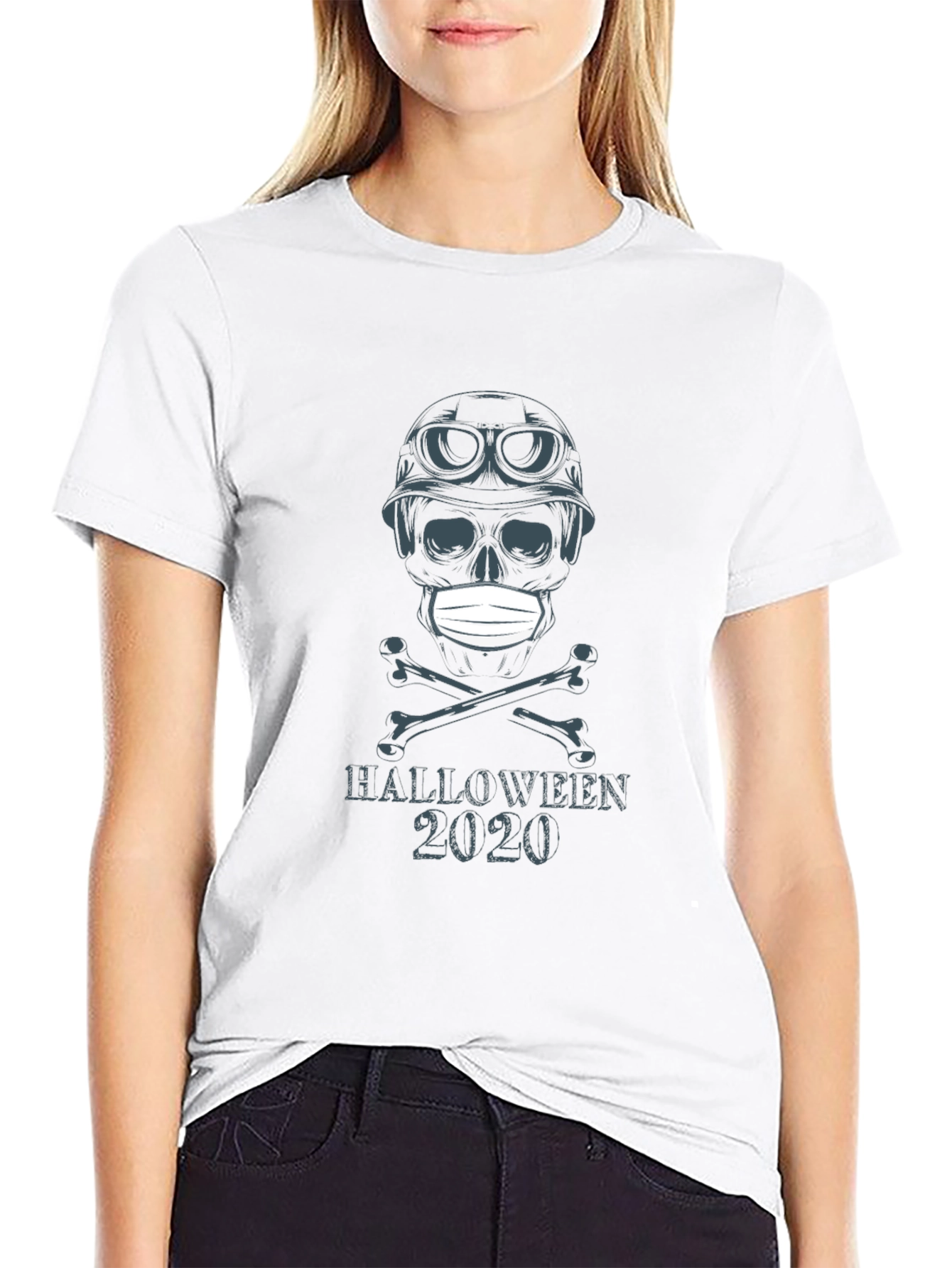 Halloween 2020 Skull Graphic Tee