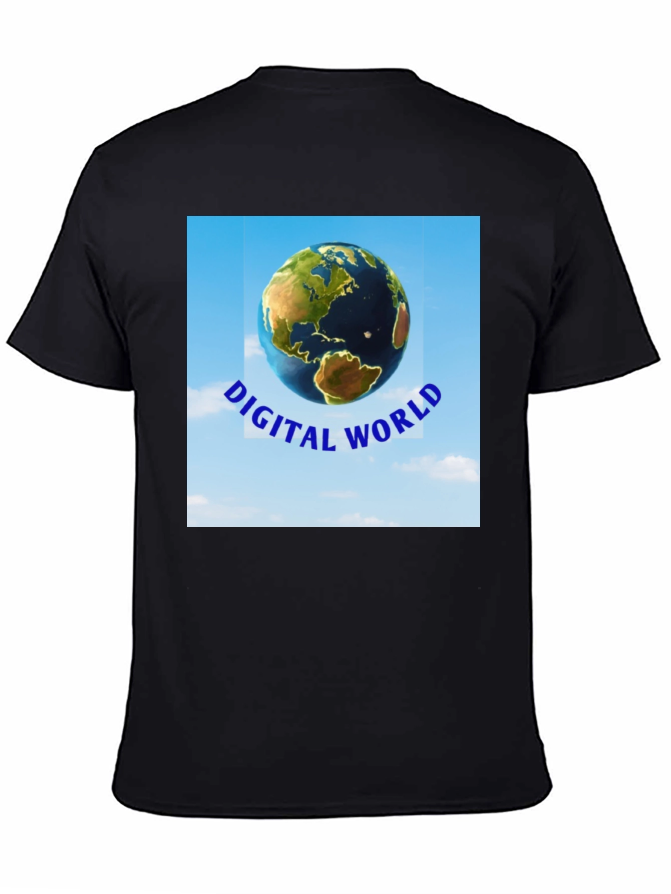 Digital World T-Shirt - Earth Graphic Tee
