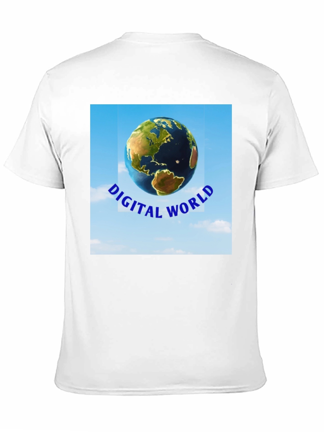 Digital World T-Shirt - Earth Graphic Tee