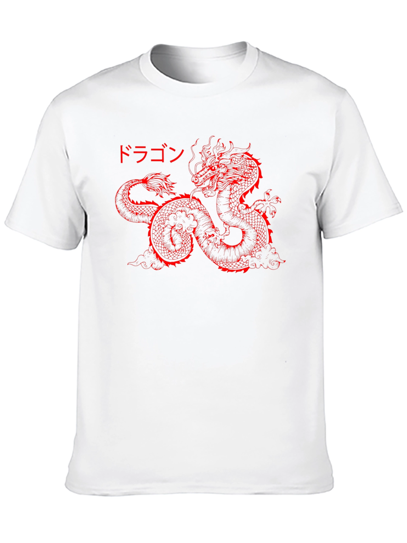 Red Dragon Graphic Print T-Shirt