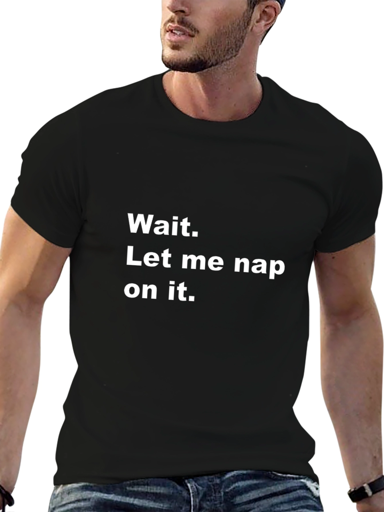 Funny Let Me Nap On It Graphic T-Shirt