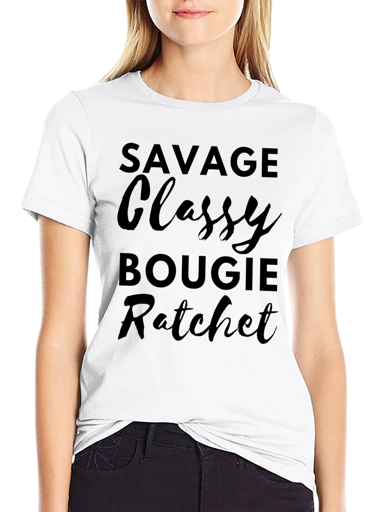 Savage Classy Bougie Ratchet Graphic Tee