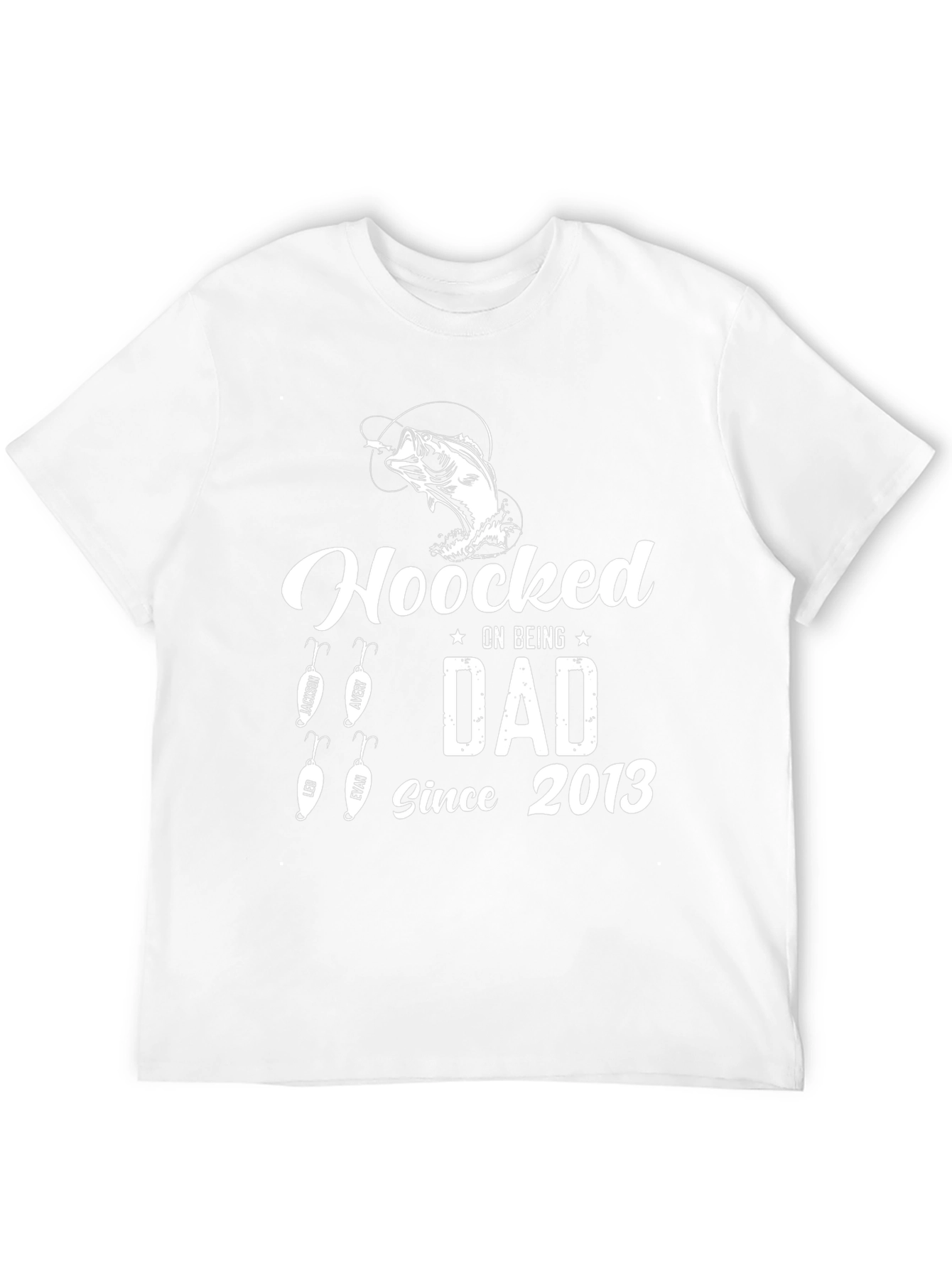 Hooked On Being Dad T-Shirt