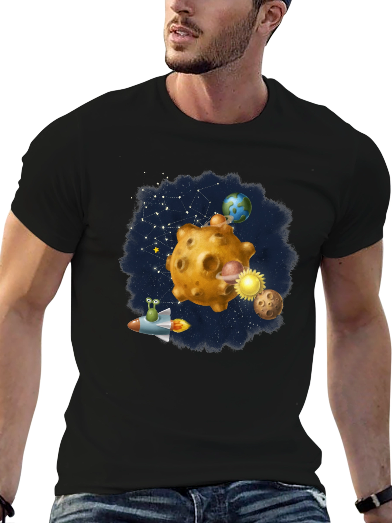 Space Adventure T-Shirt - Unique Graphic Tee