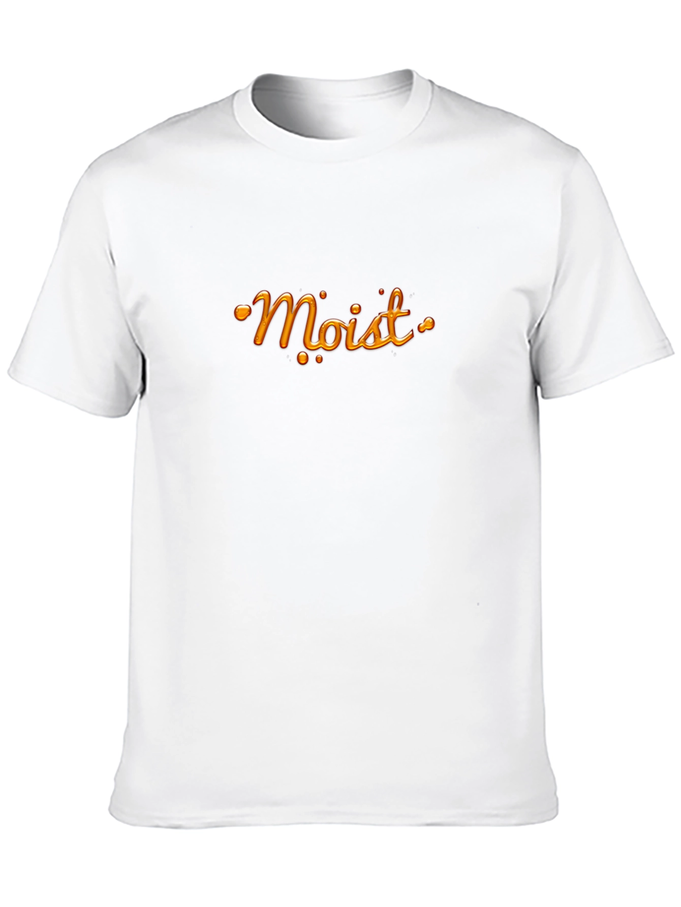 Moist Graphic Print Black T-Shirt