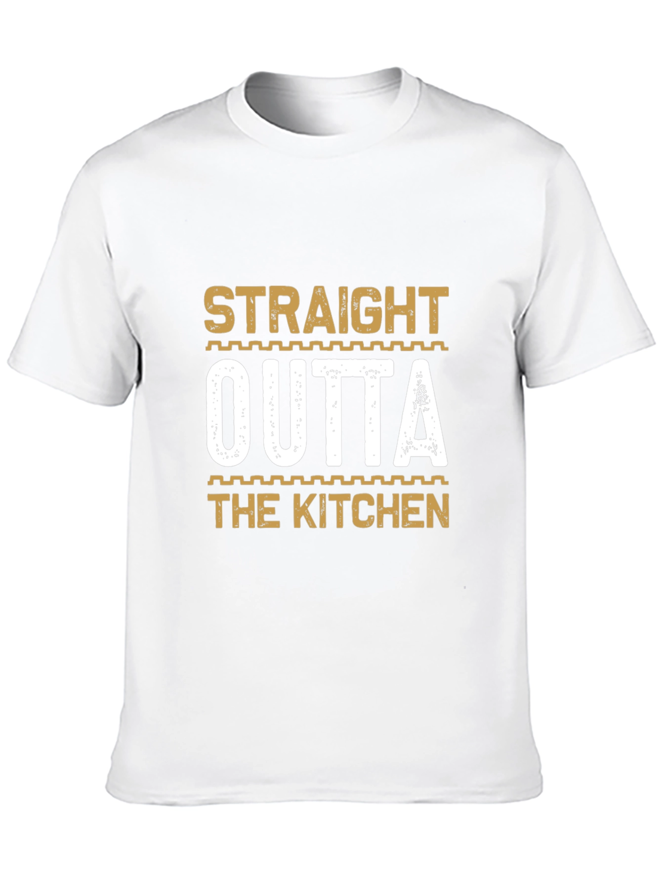 Straight Outta The Kitchen T-Shirt - Funny Chef Tee