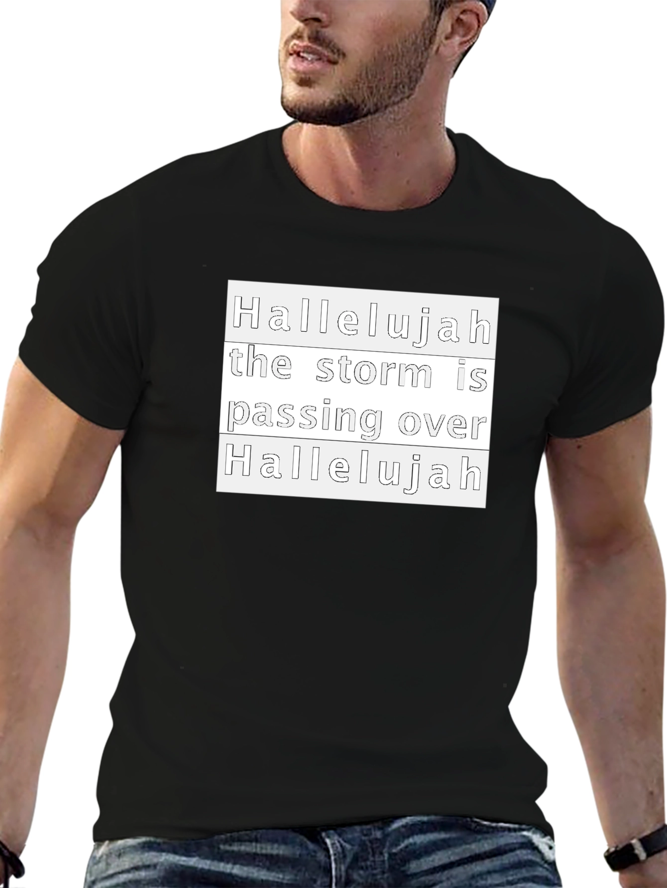 Hallelujah Storm Passing Over Graphic Tee