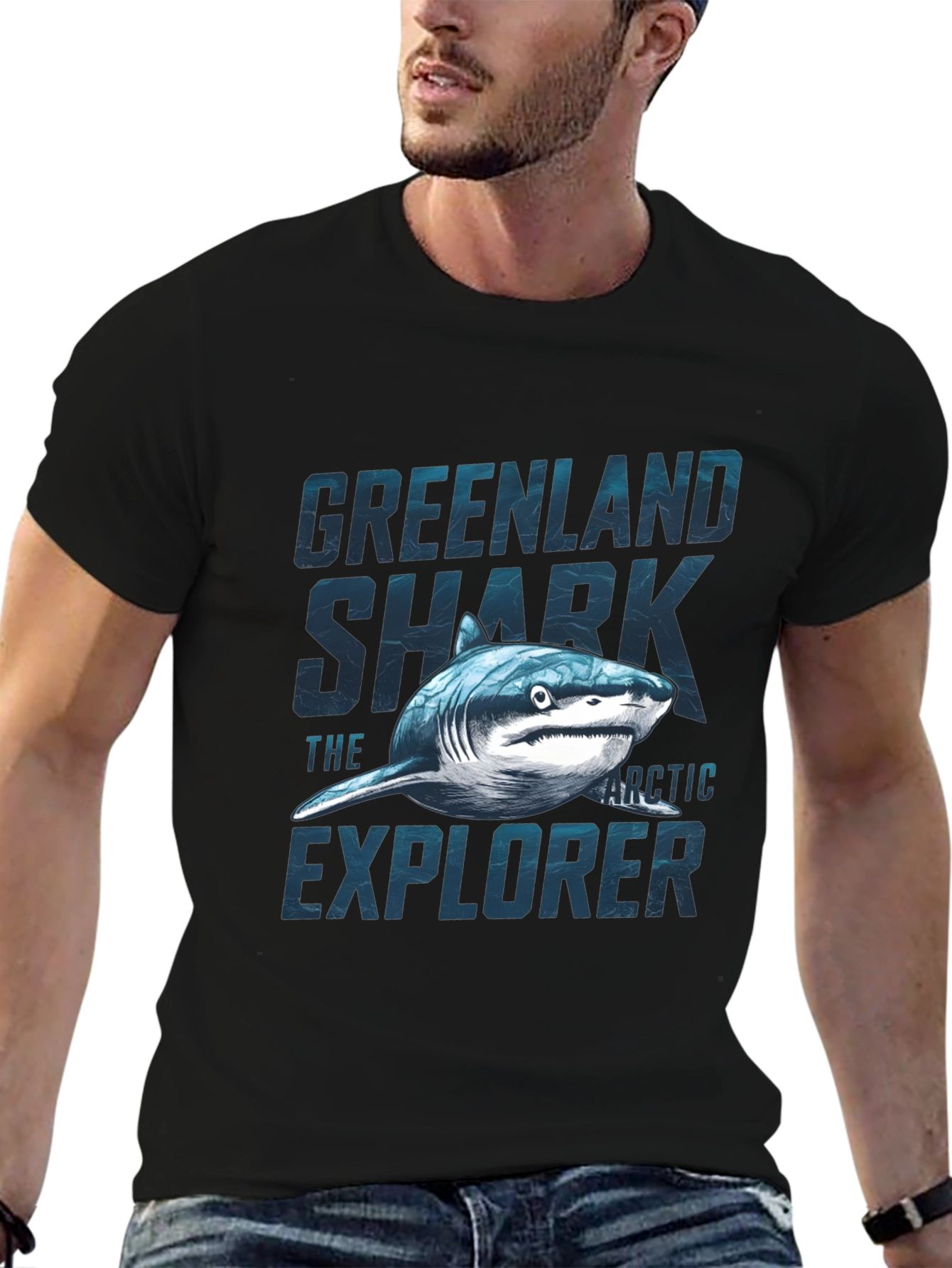 Greenland Shark T-Shirt - Arctic Explorer Graphic Tee