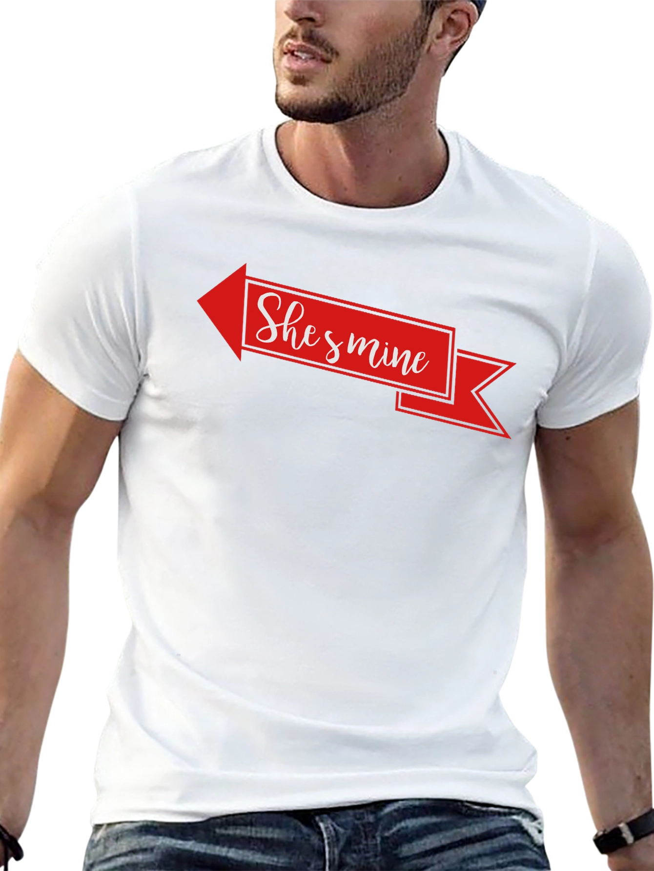 Shes Mine Matching Couple T-Shirt