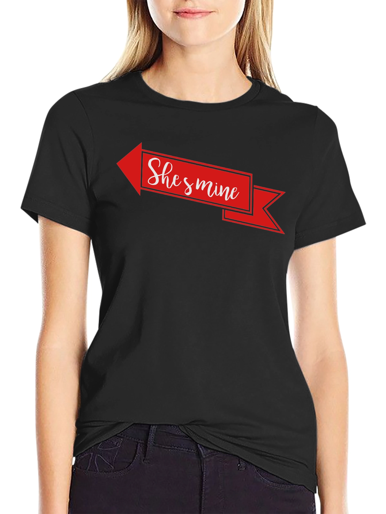Shes Mine Matching Couple T-Shirt