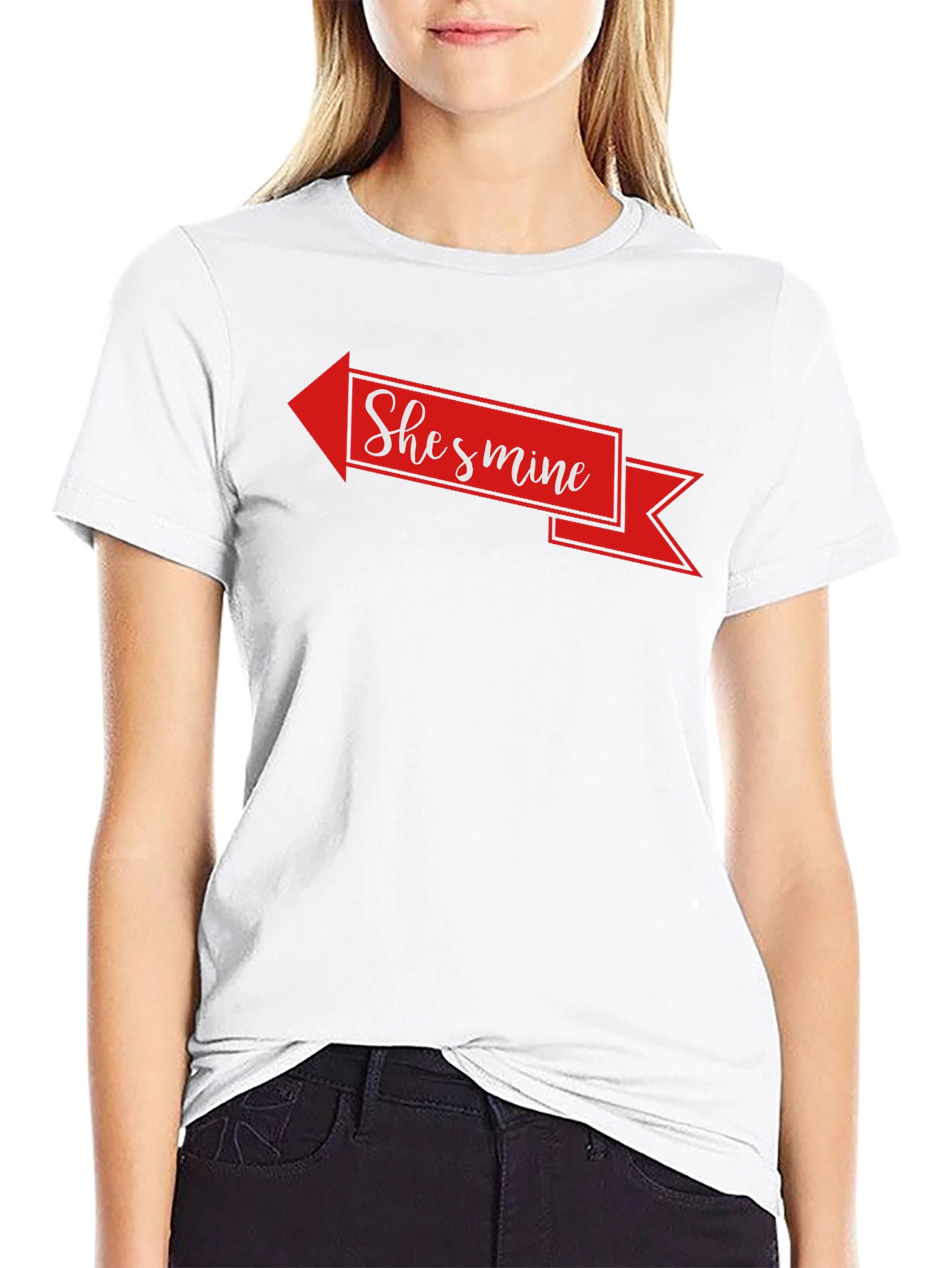 Shes Mine Matching Couple T-Shirt