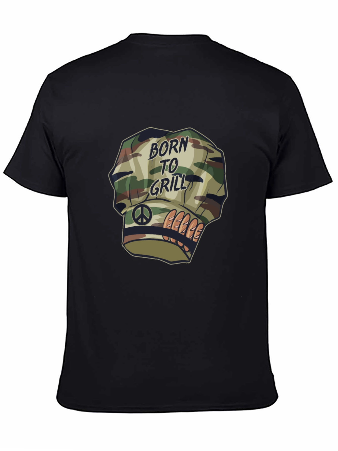 Born to Grill Chef Hat Graphic Tee