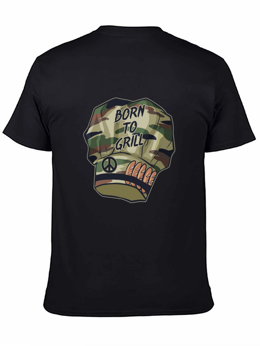 Born to Grill Chef Hat Graphic Tee
