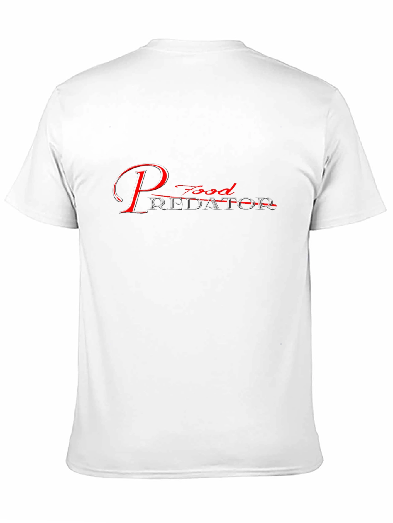 Food Predator Graphic Tee - Black Cotton T-Shirt