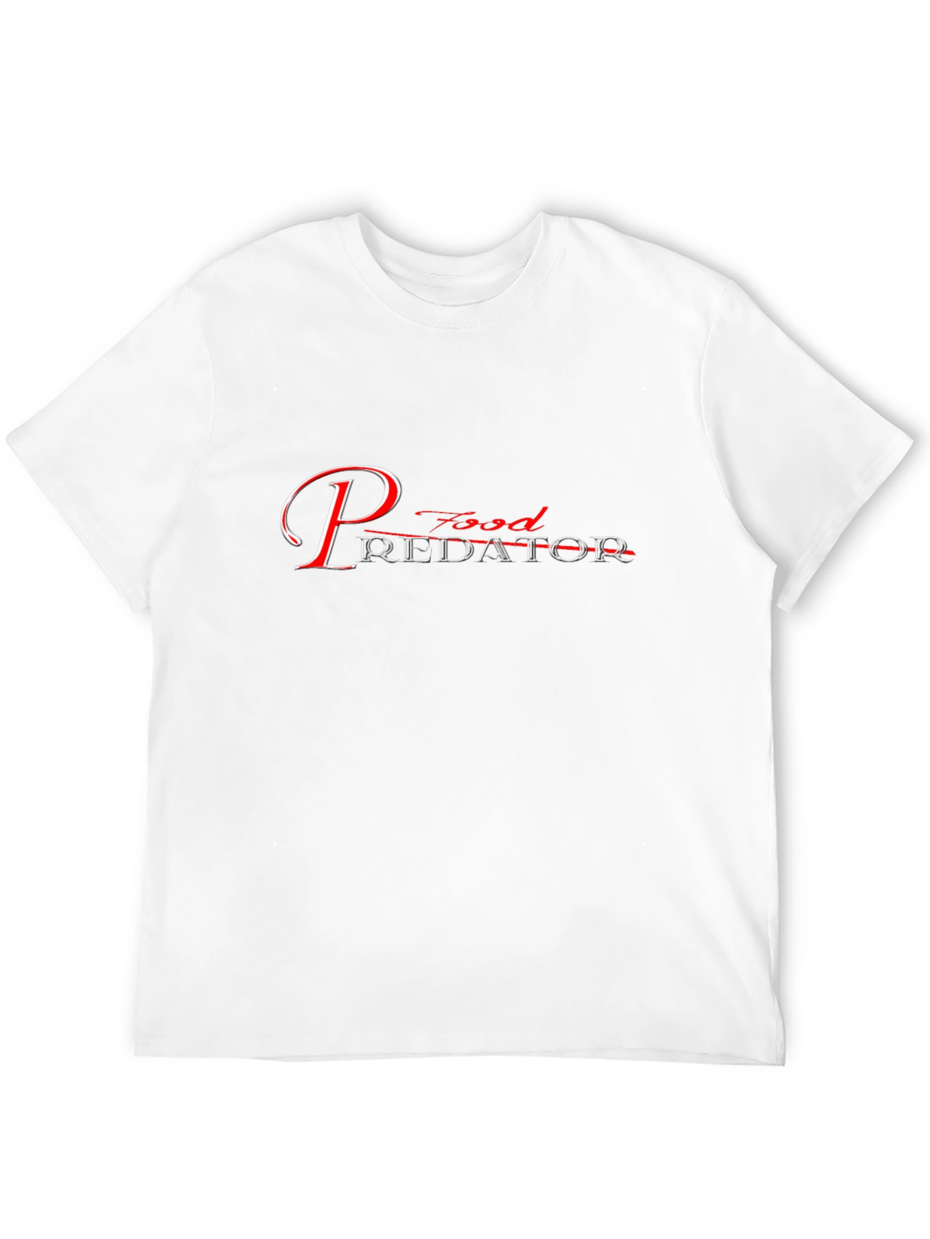 Food Predator Graphic Tee - Black Cotton T-Shirt