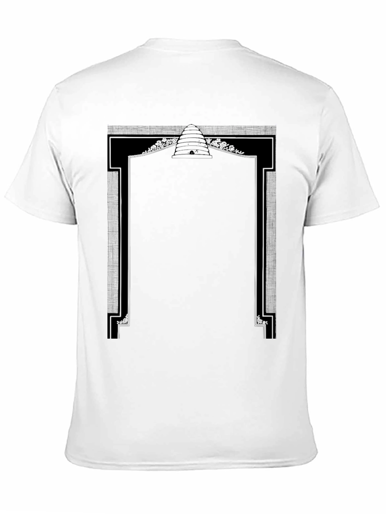 Black Graphic Tee - Beehive Design