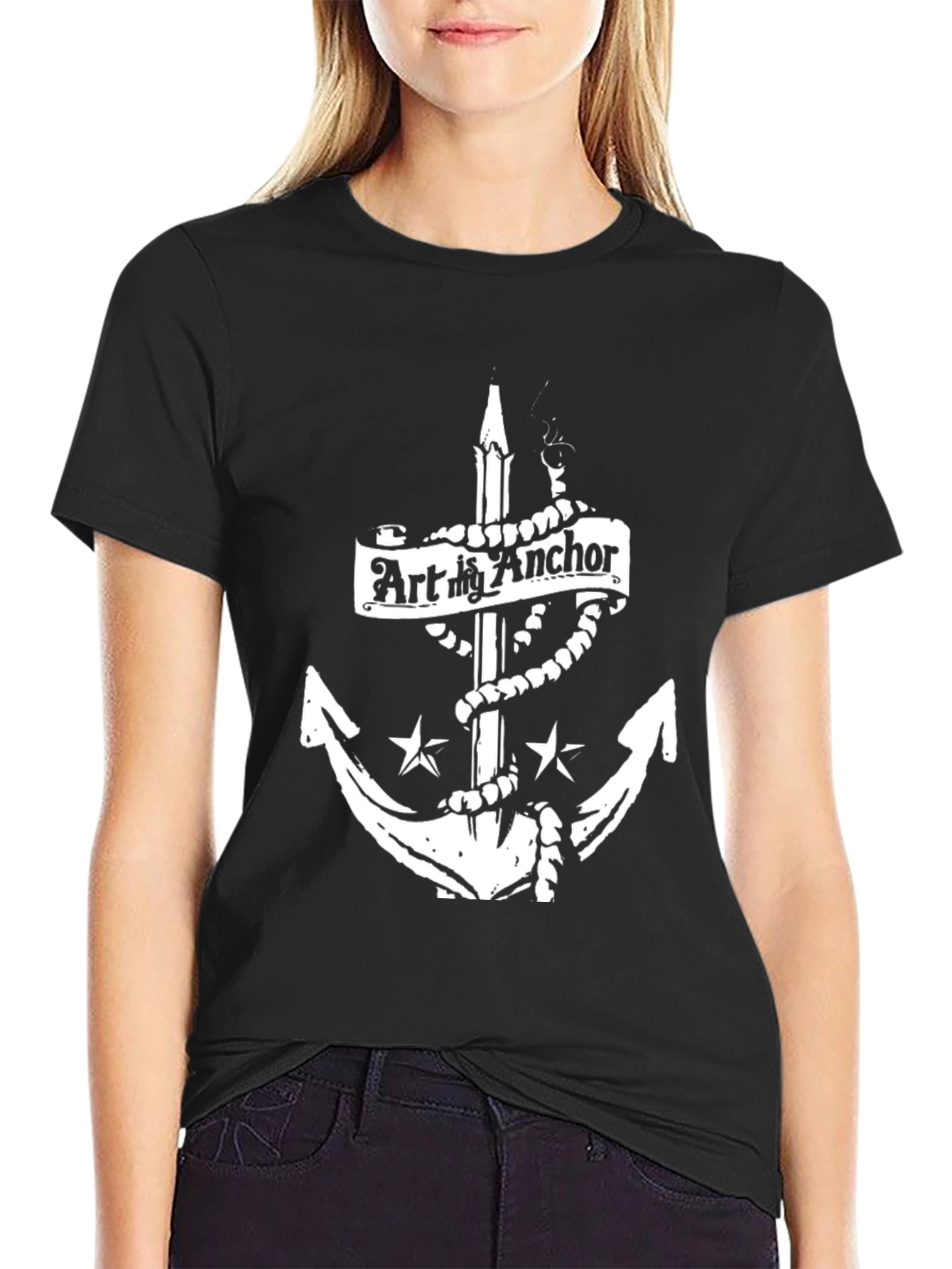 Art My Anchor T-Shirt - Classic Nautical Design