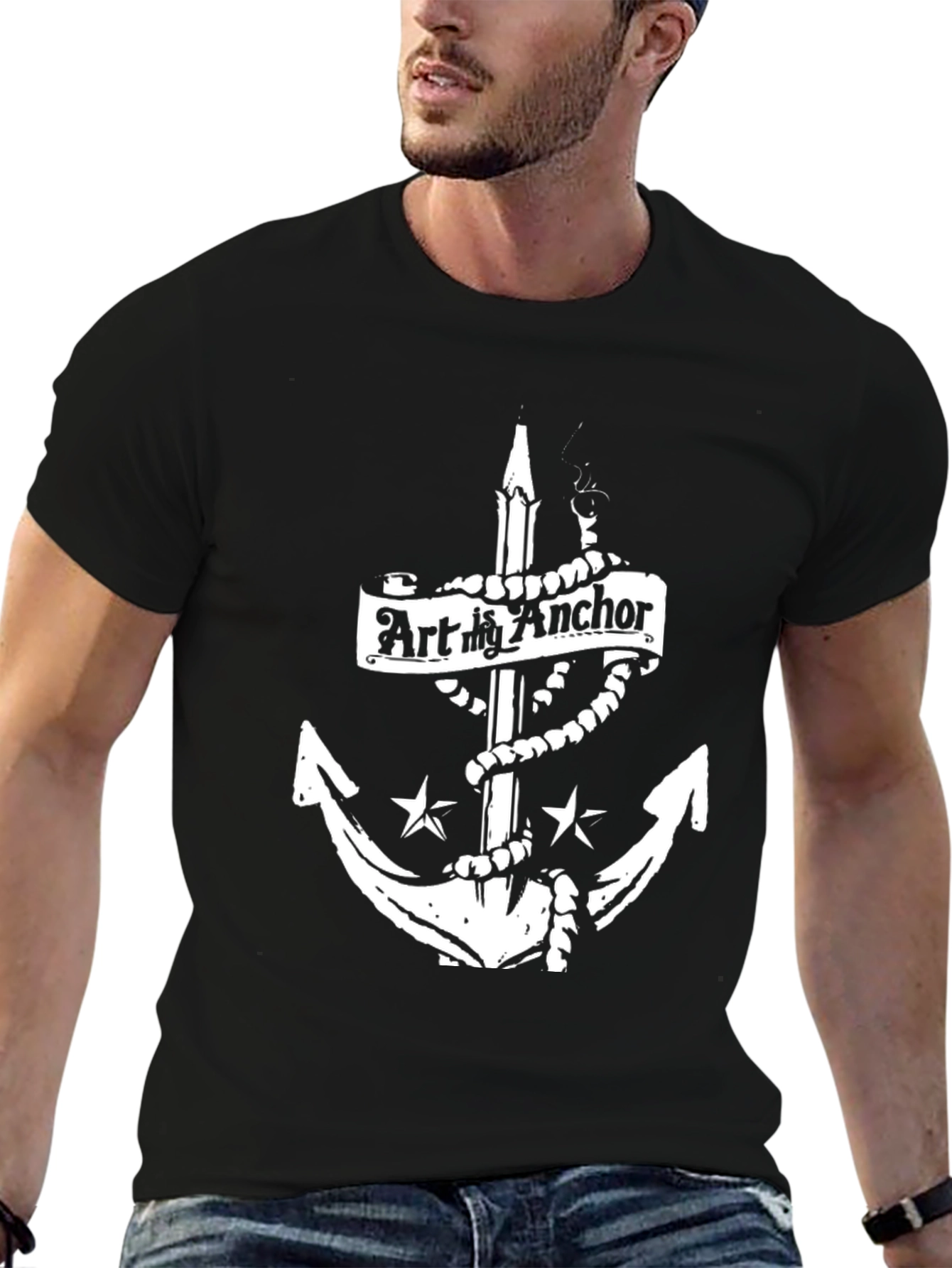 Art My Anchor T-Shirt - Classic Nautical Design