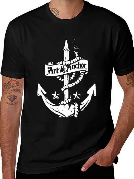 Art My Anchor T-Shirt - Classic Nautical Design