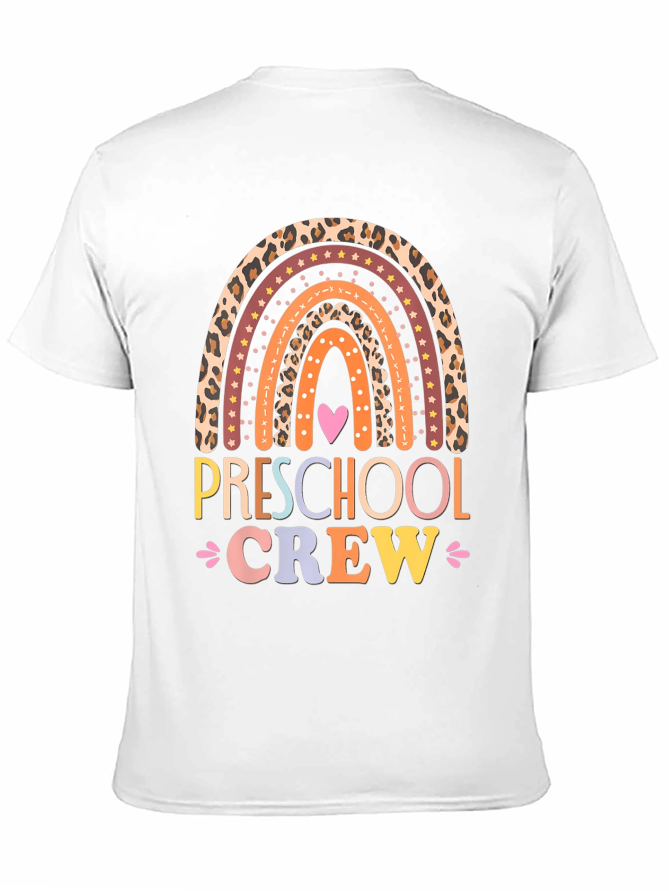 Preschool Crew Rainbow Graphic Tee
