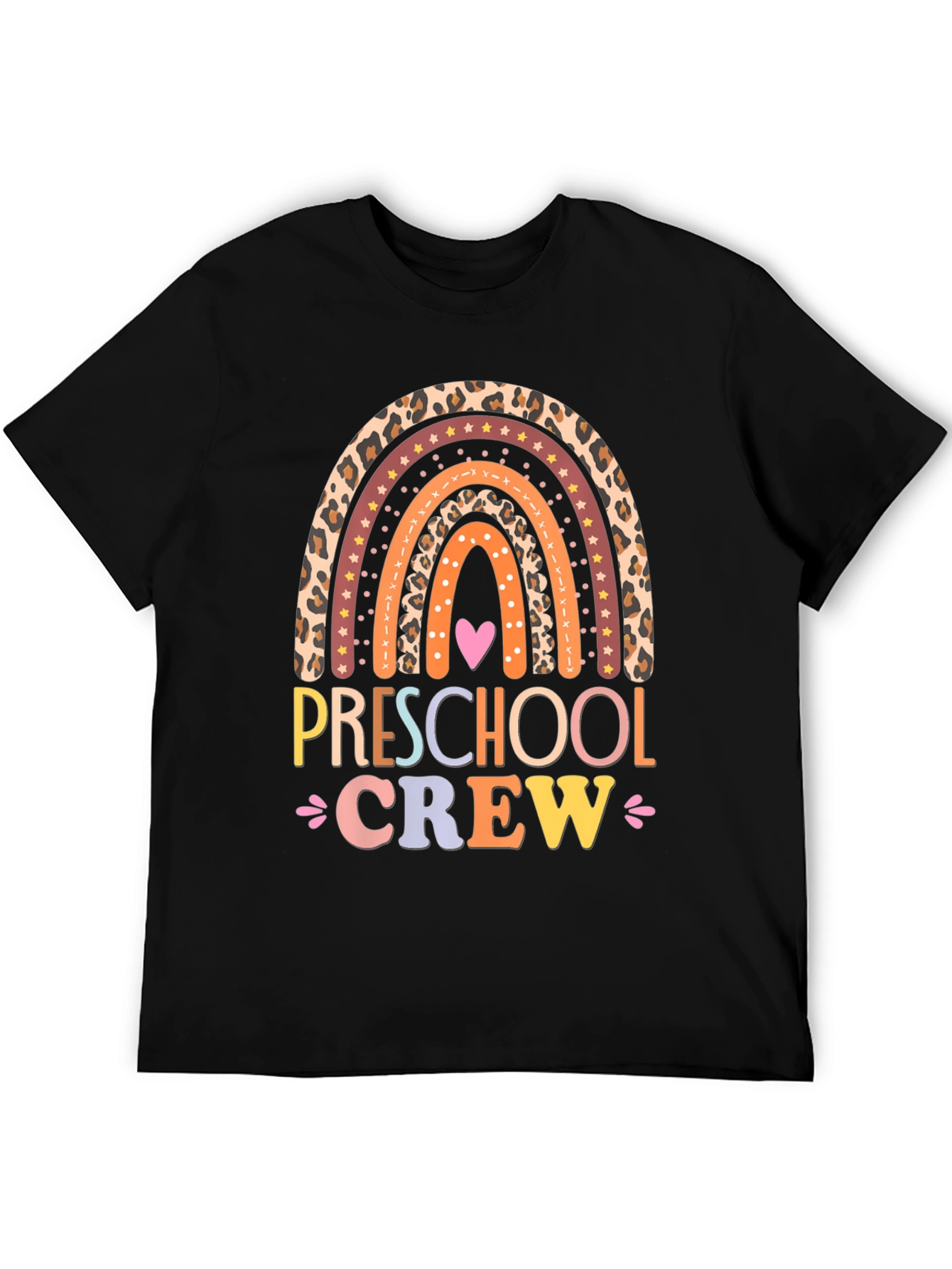 Preschool Crew Rainbow Graphic Tee