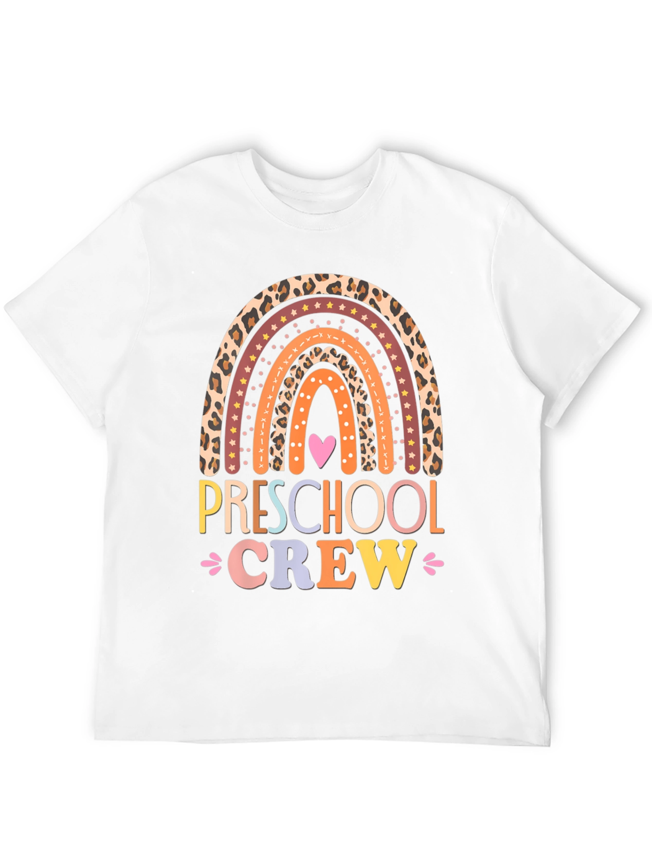 Preschool Crew Rainbow Graphic Tee