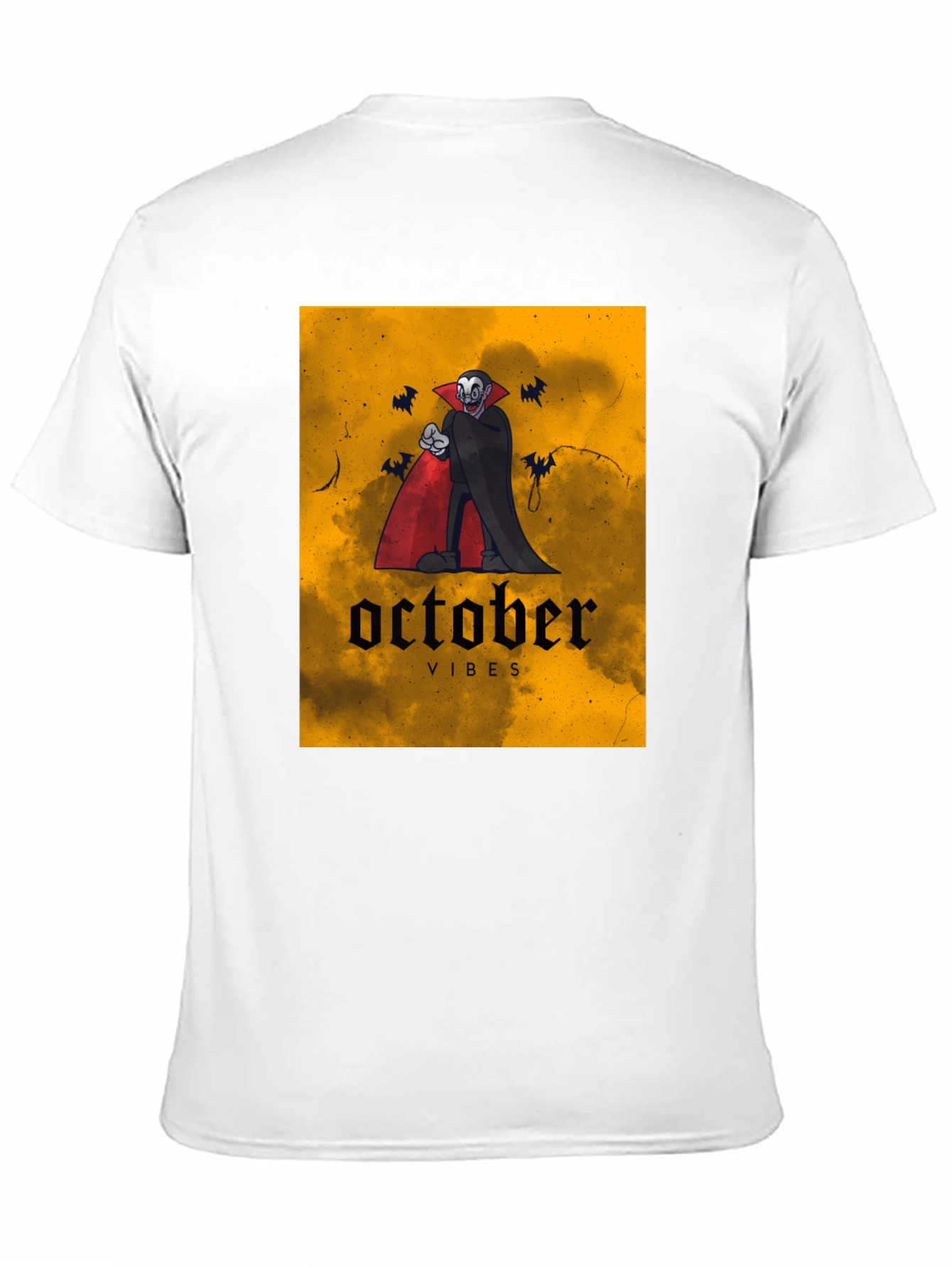 October Vibes Vampire Graphic Tee
